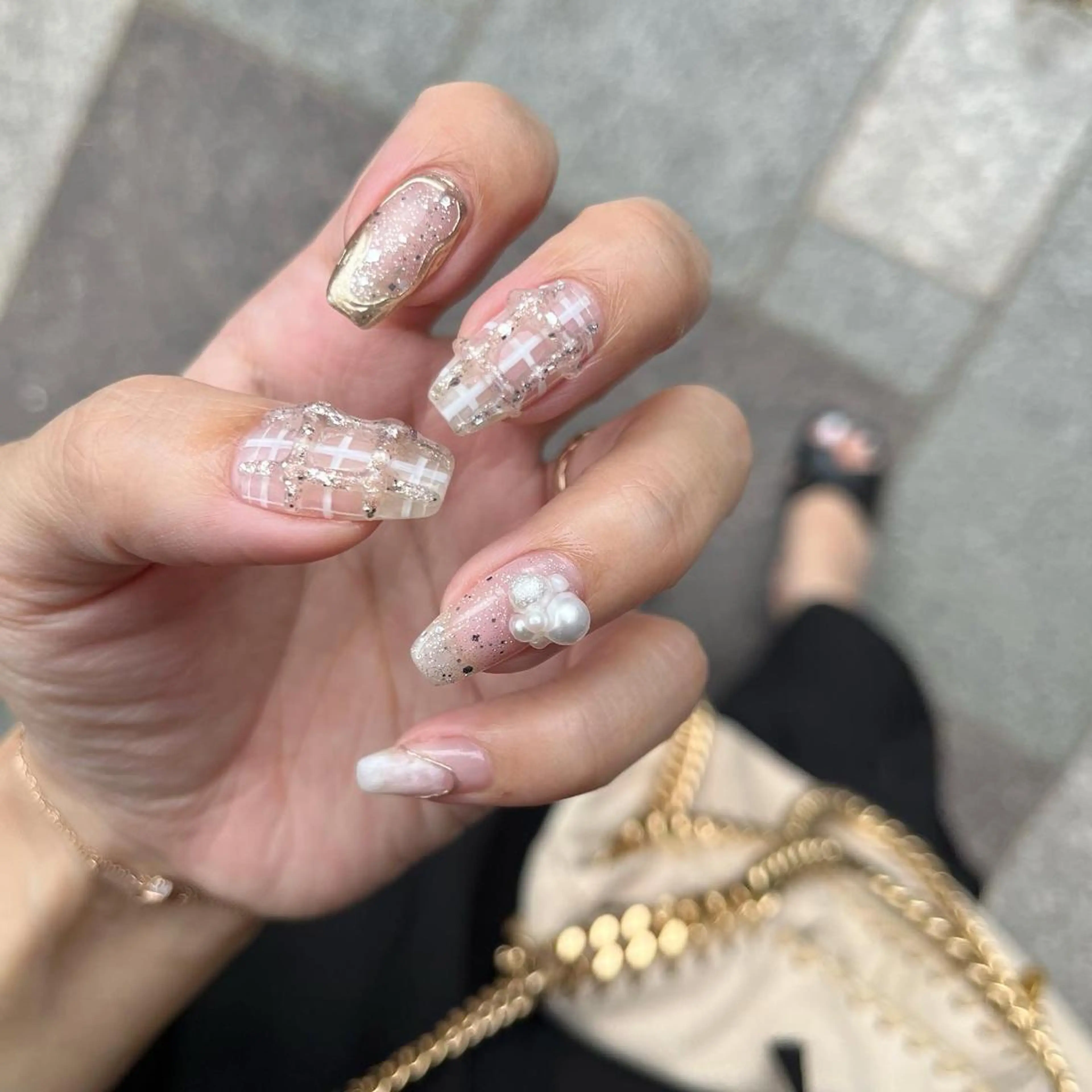 ネイル ブライダルネイル nailsalon maluriのネイルデザイン