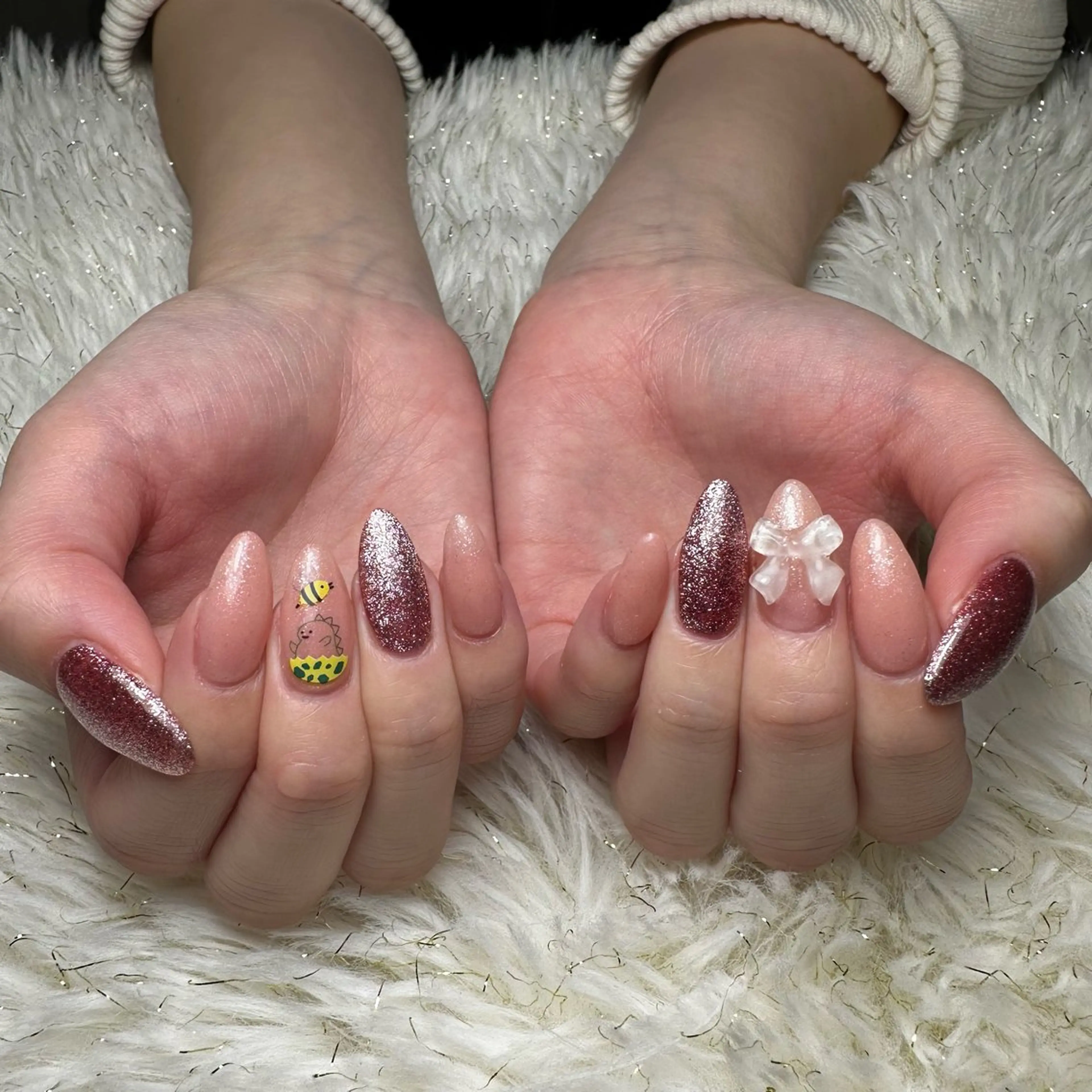 ハンド💅🏻2本付け放題(オフ込)の写真