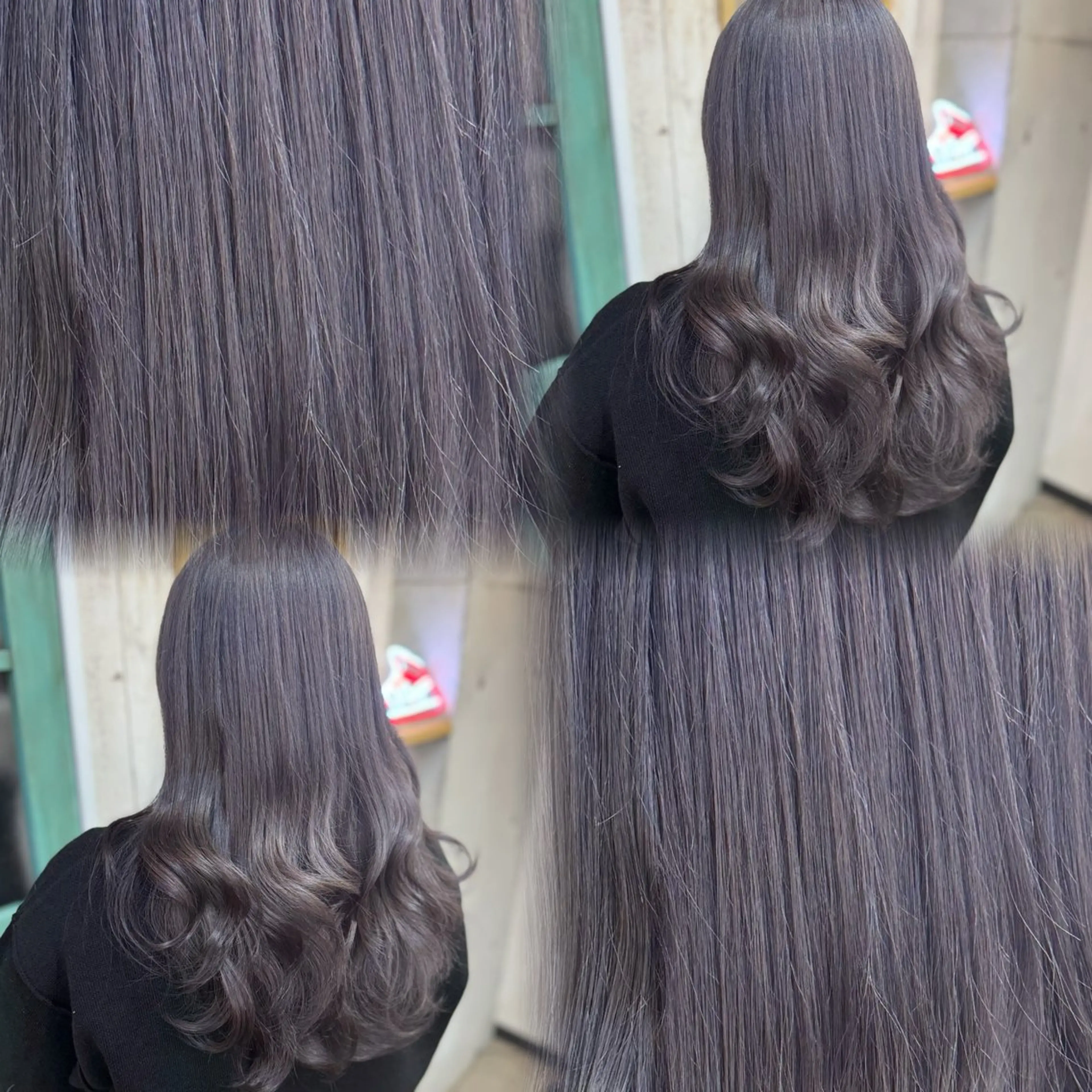 ロング カラー ヘアカラー トリートメント 髙橋 李里亜のヘアスタイル