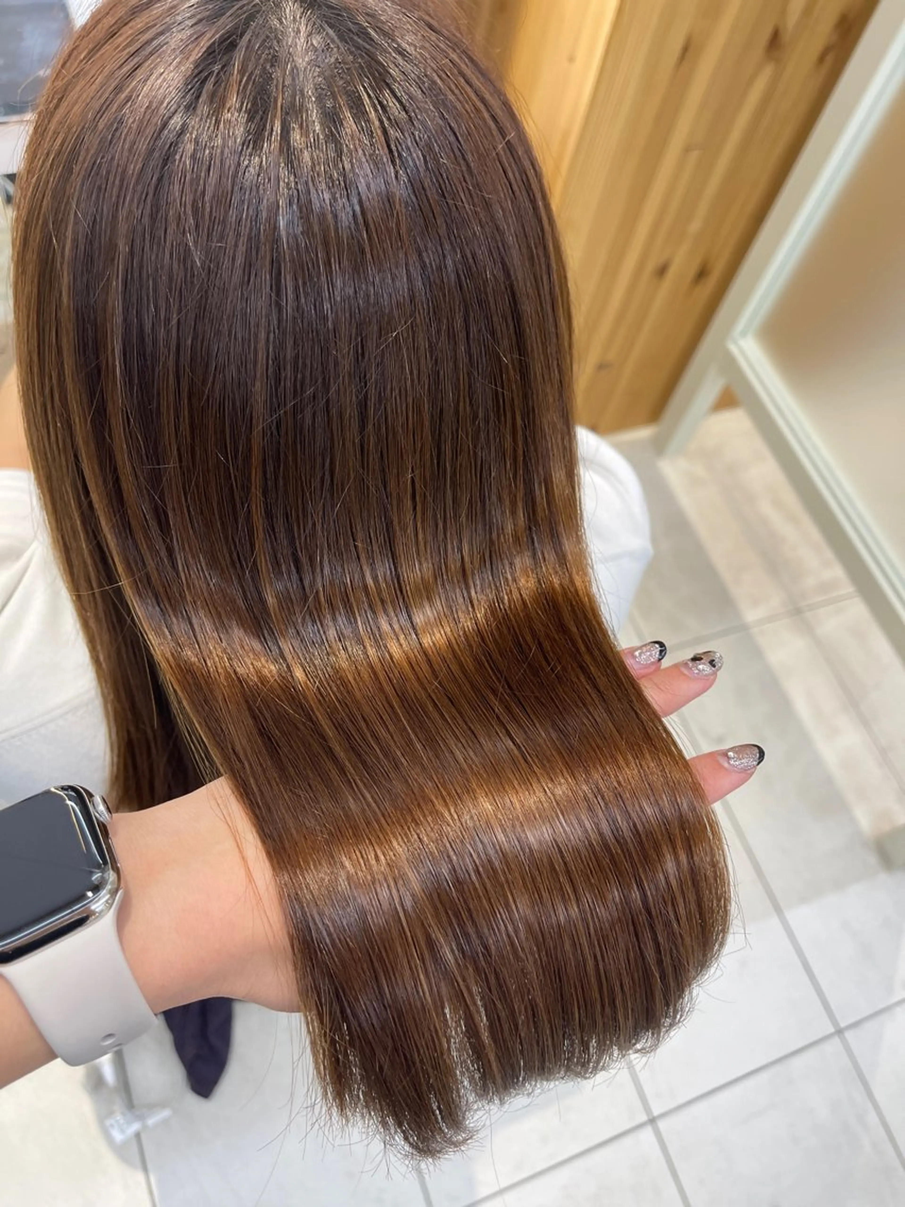 ロング Hina🤎ベージュ 、グレージュ🤎のヘアスタイル