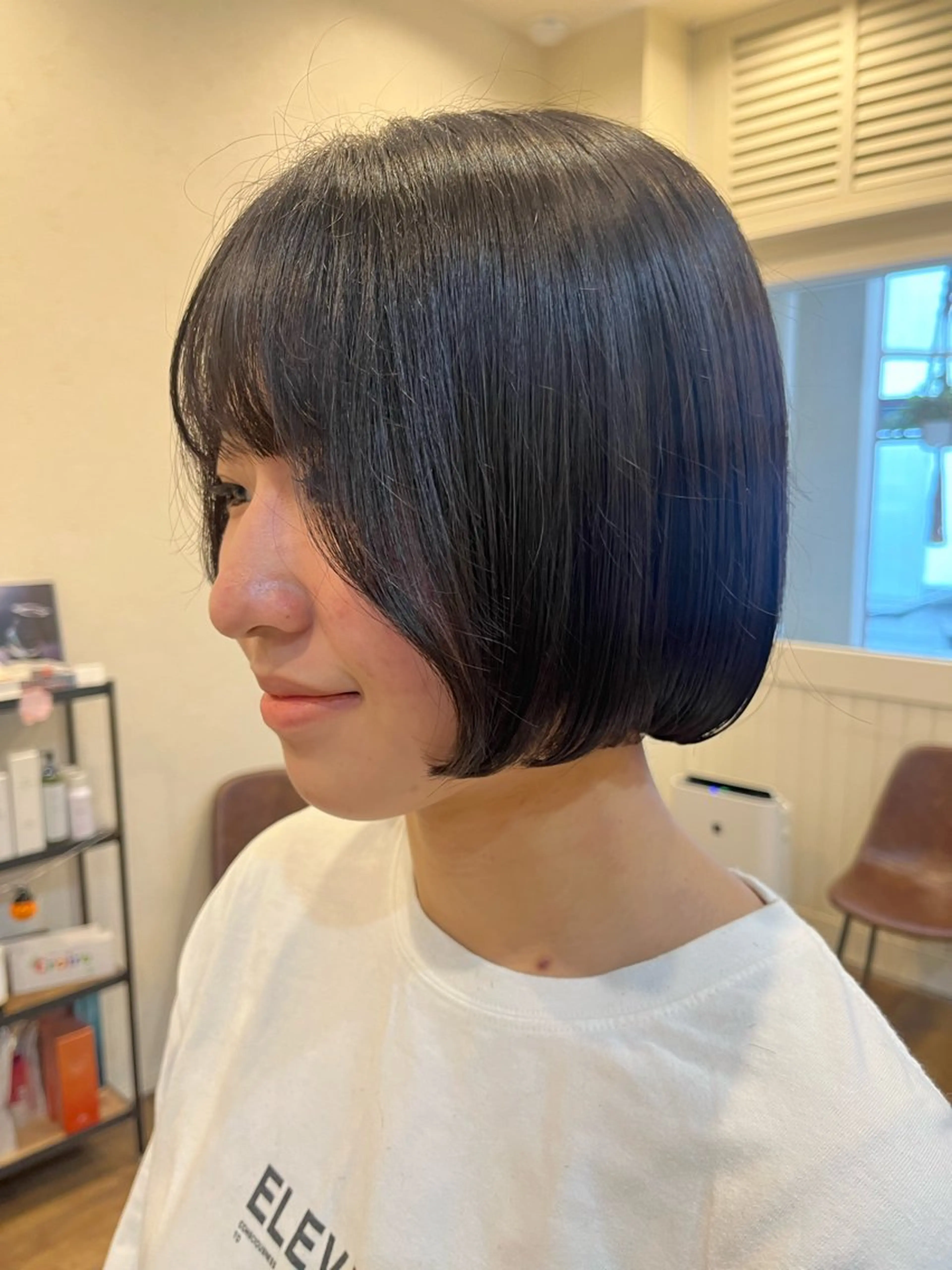 ミディアム ボブ 暖色＊ベージュ ＊くらたあやかのヘアスタイル