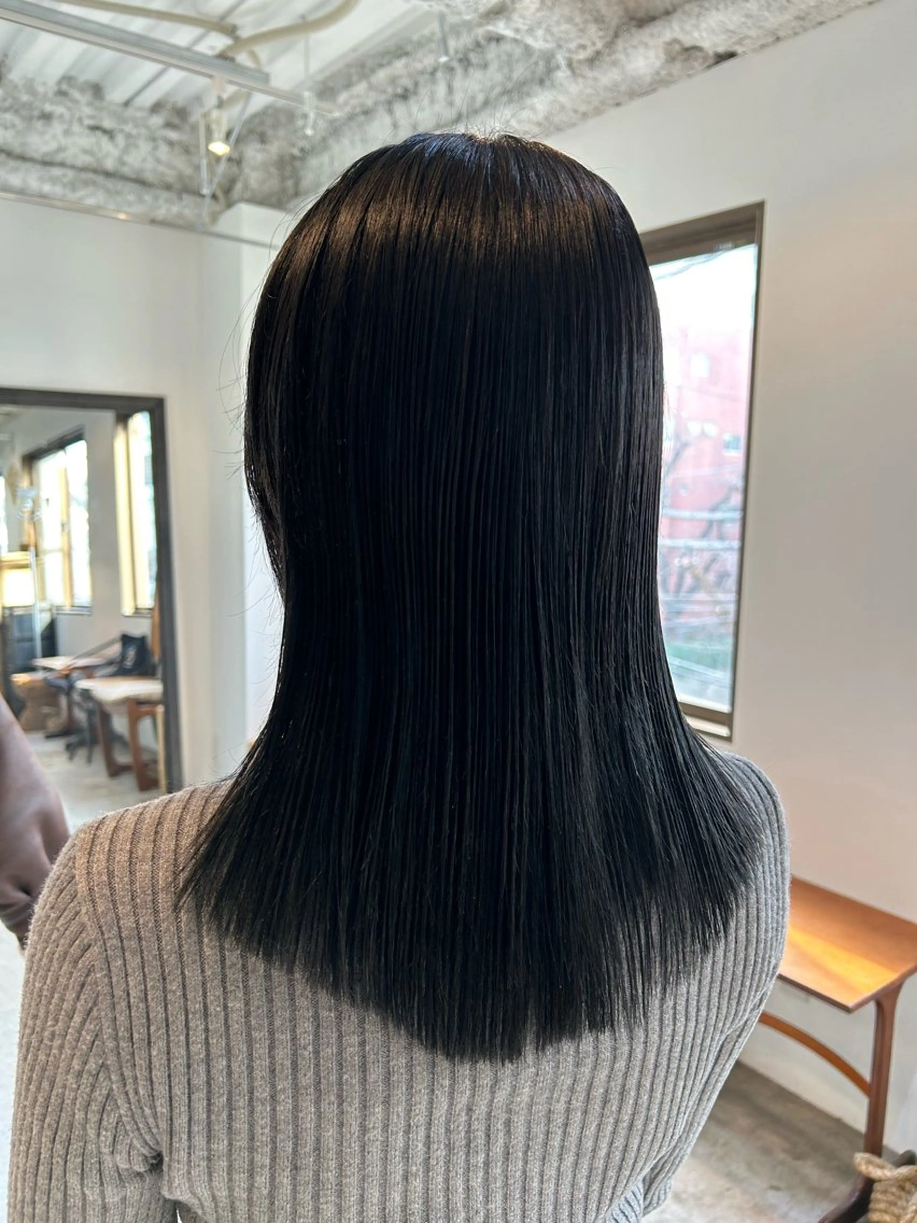 セミロング カラー ヘアアレンジ グレージュ 🎀suzuna 透明感colorのヘアスタイル