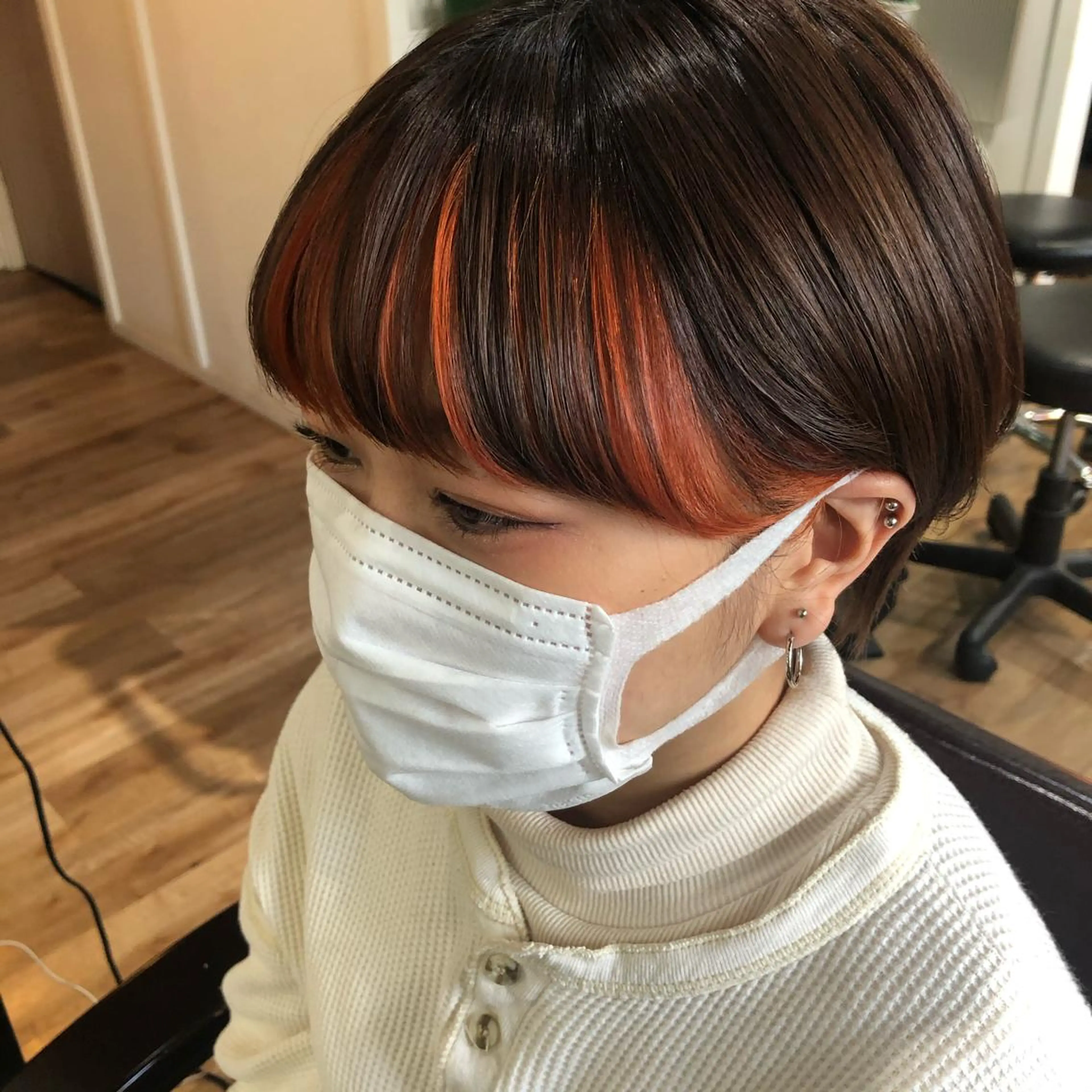 ショート カラー カット ヘアカラー トリートメント 垢抜けハイトーン×ブ ロウリストAZUKIのヘアスタイル