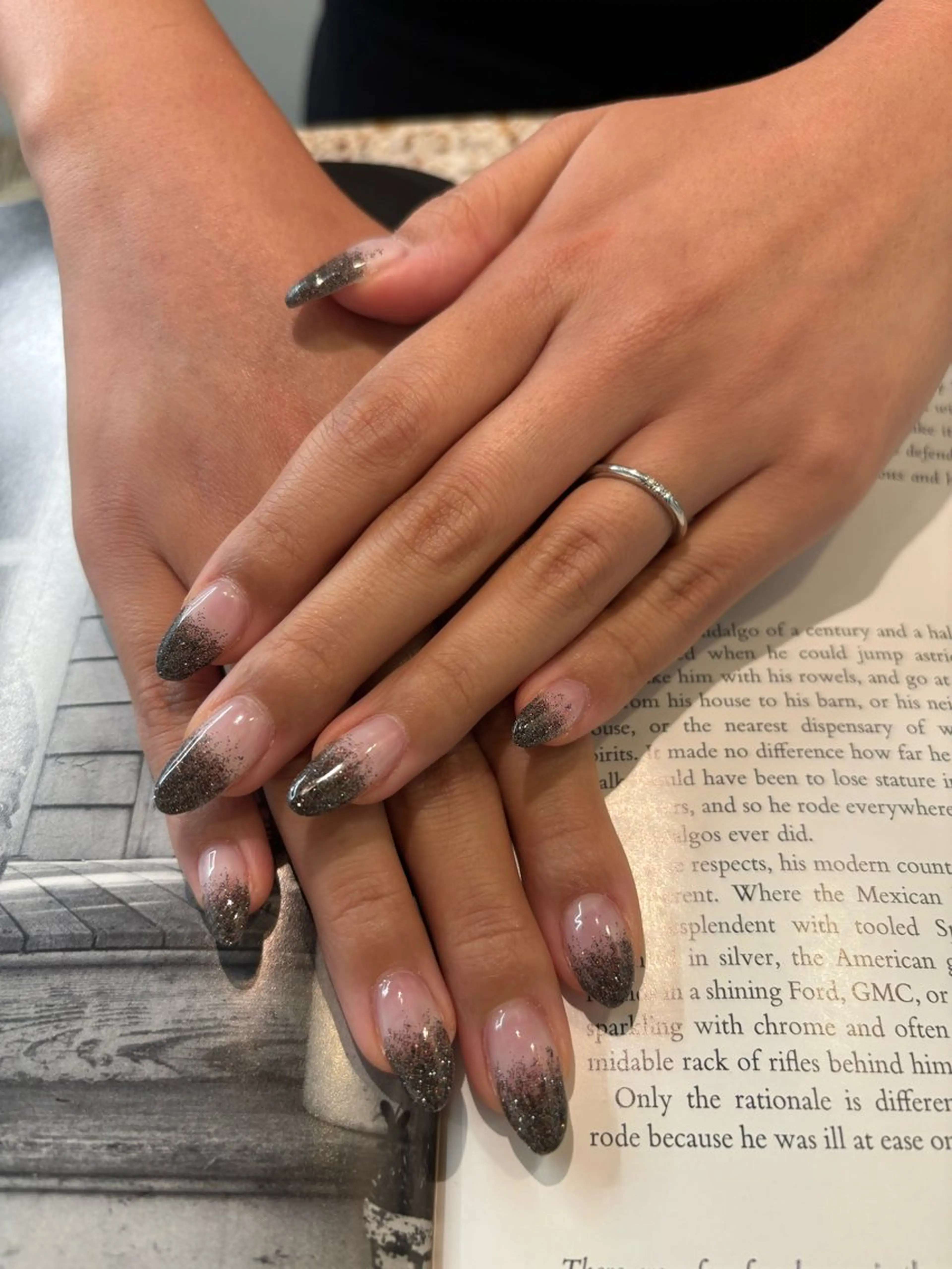 ネイル ラメ(グリッター) ラメグラデーション ハンドネイル era Sahoのネイルデザイン