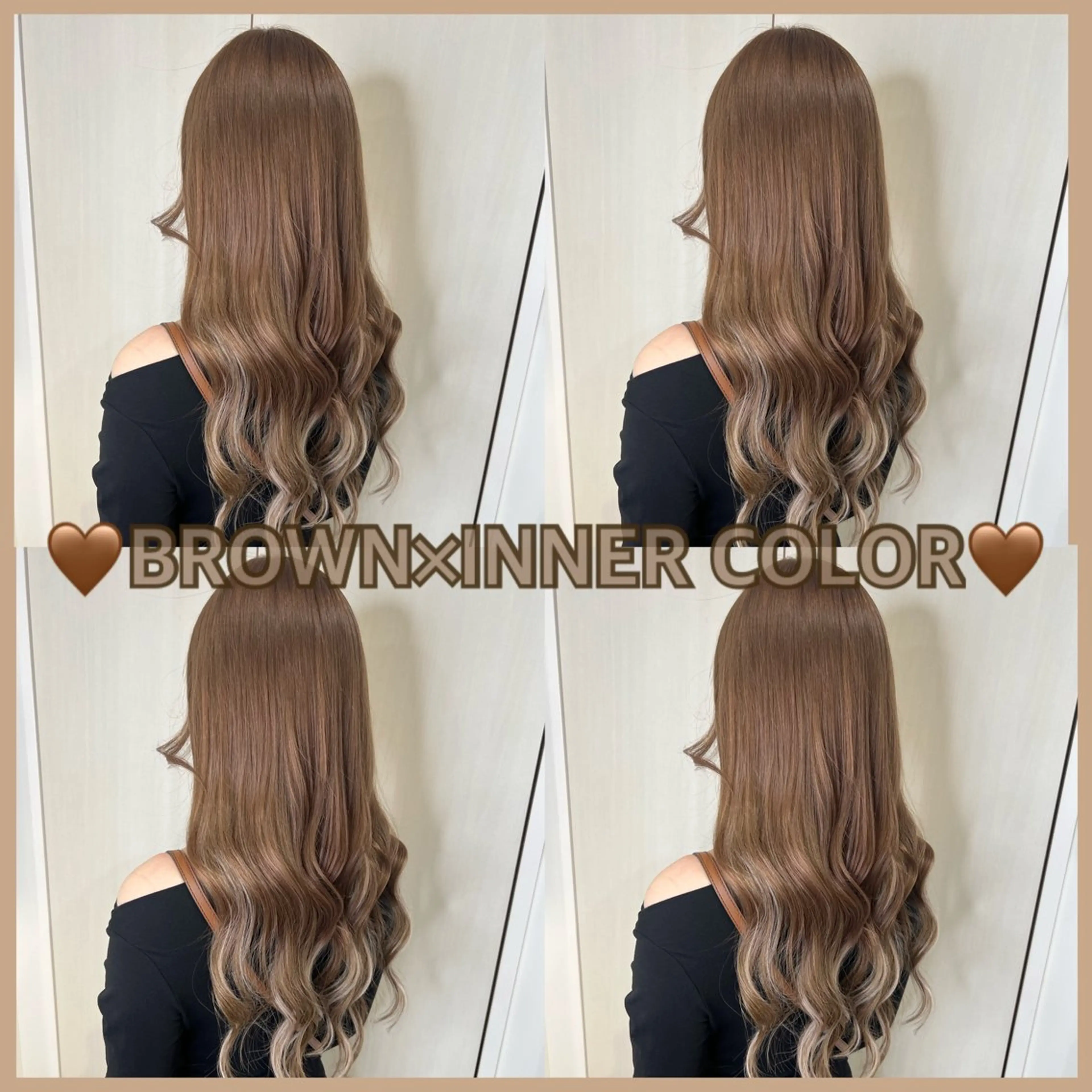 ロング カラー インナーカラー ヘアカラー エクステ 🦋エクステ🦋 TOMOKAのヘアスタイル