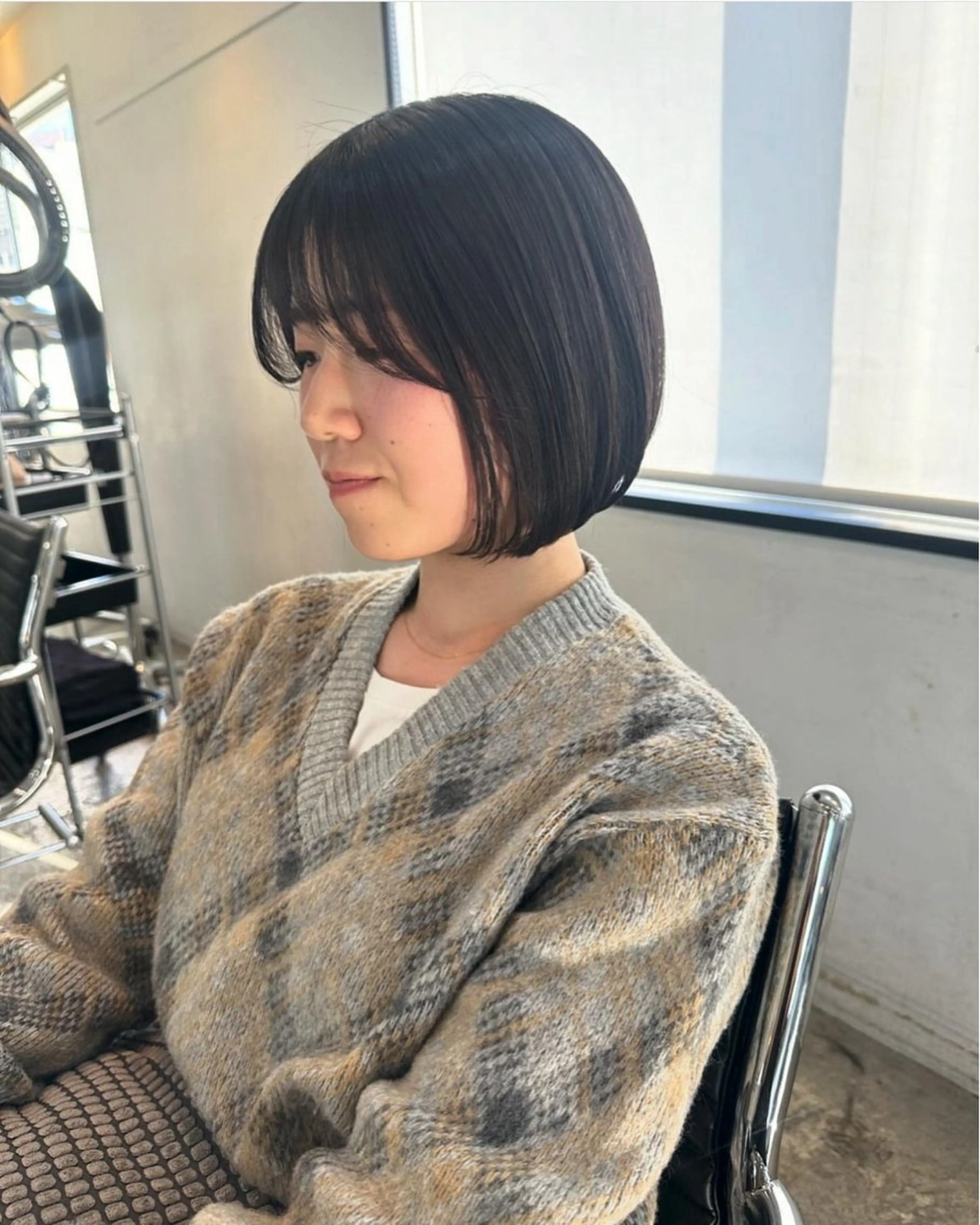 ショート カラー ヘアアレンジ ボブ カット ヘアカラー トリートメント stylist/蛯谷 珠里のヘアスタイル