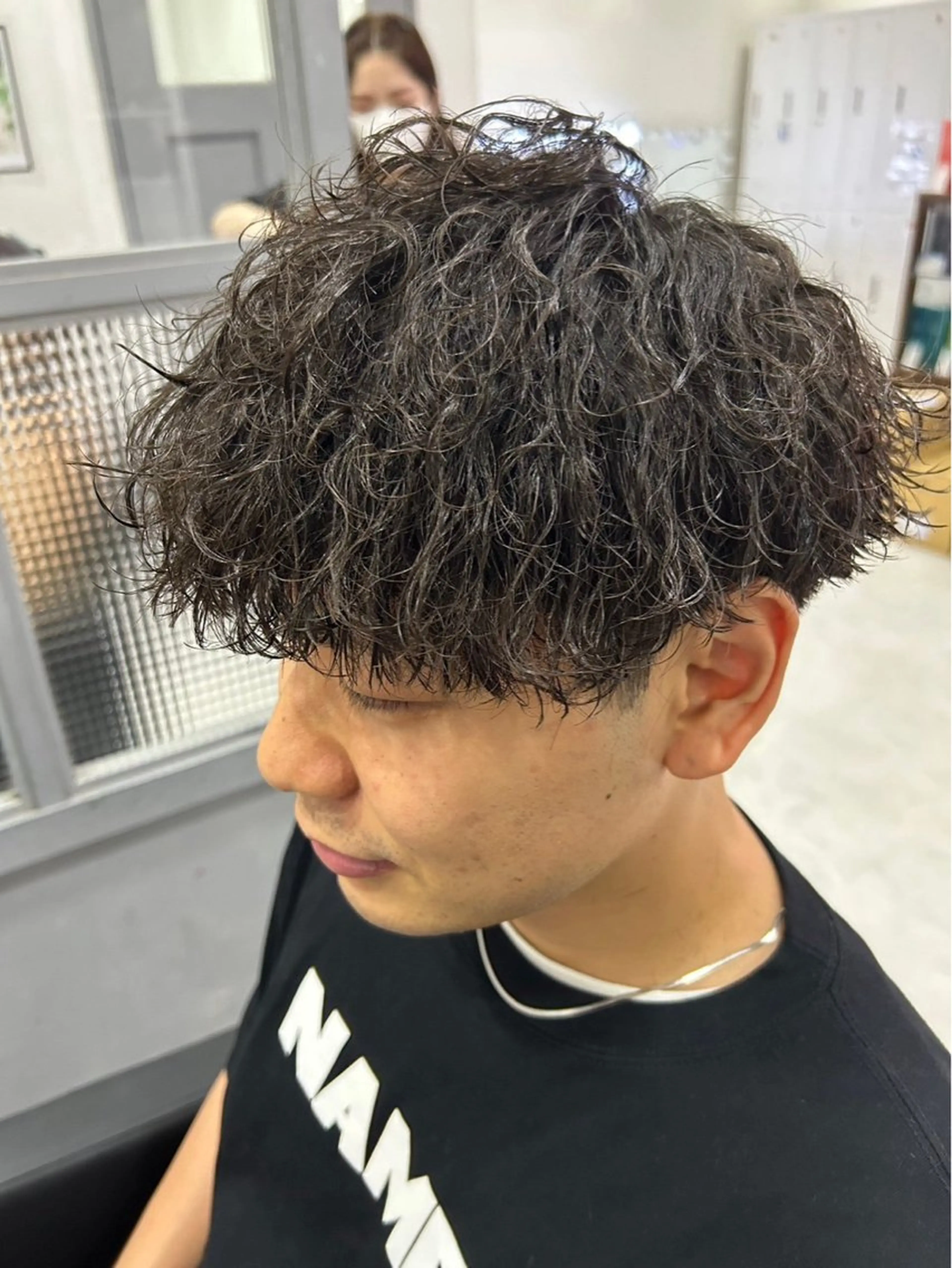 【メンズ限定🥀】カット+ パーマ 木曜日のみ ⚠️複雑デザインお断りする場合がございますの写真
