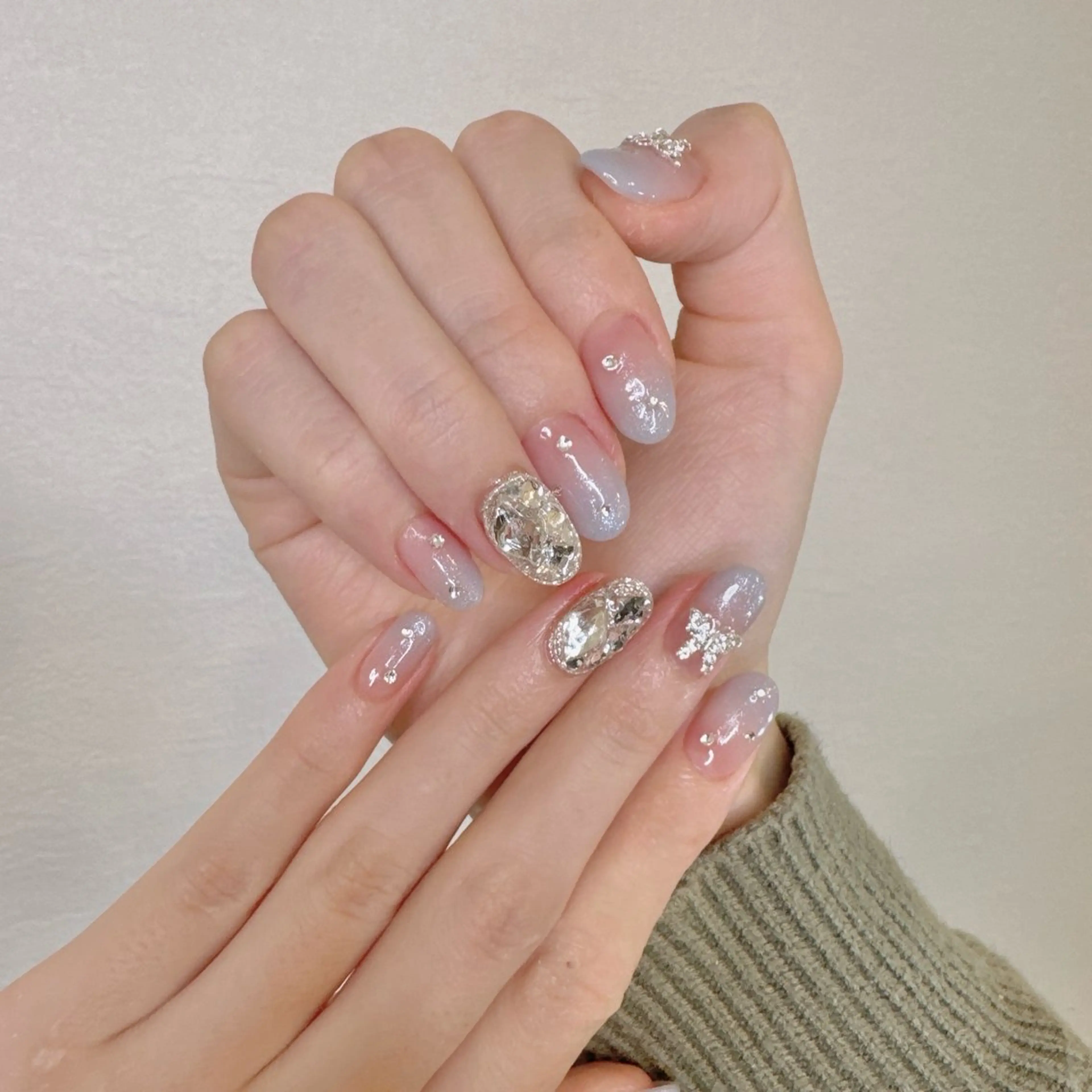 ネイル ハンドネイル ワンホンネイル/韓国 ネイル🎀表参道3分のネイルデザイン