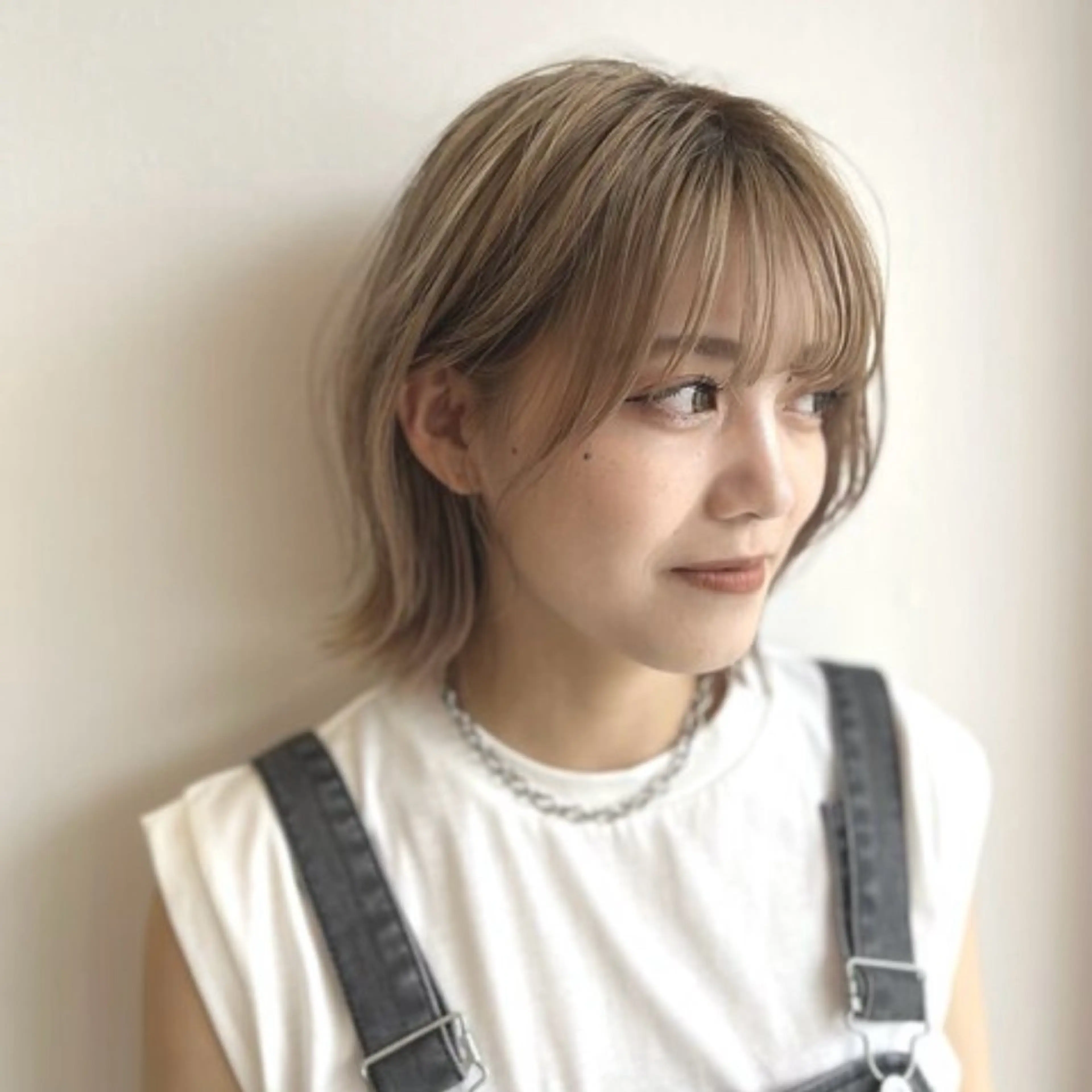 ショート ハイトーン/ボブ/ ハイライト🌱ᩚ涼介のヘアスタイル