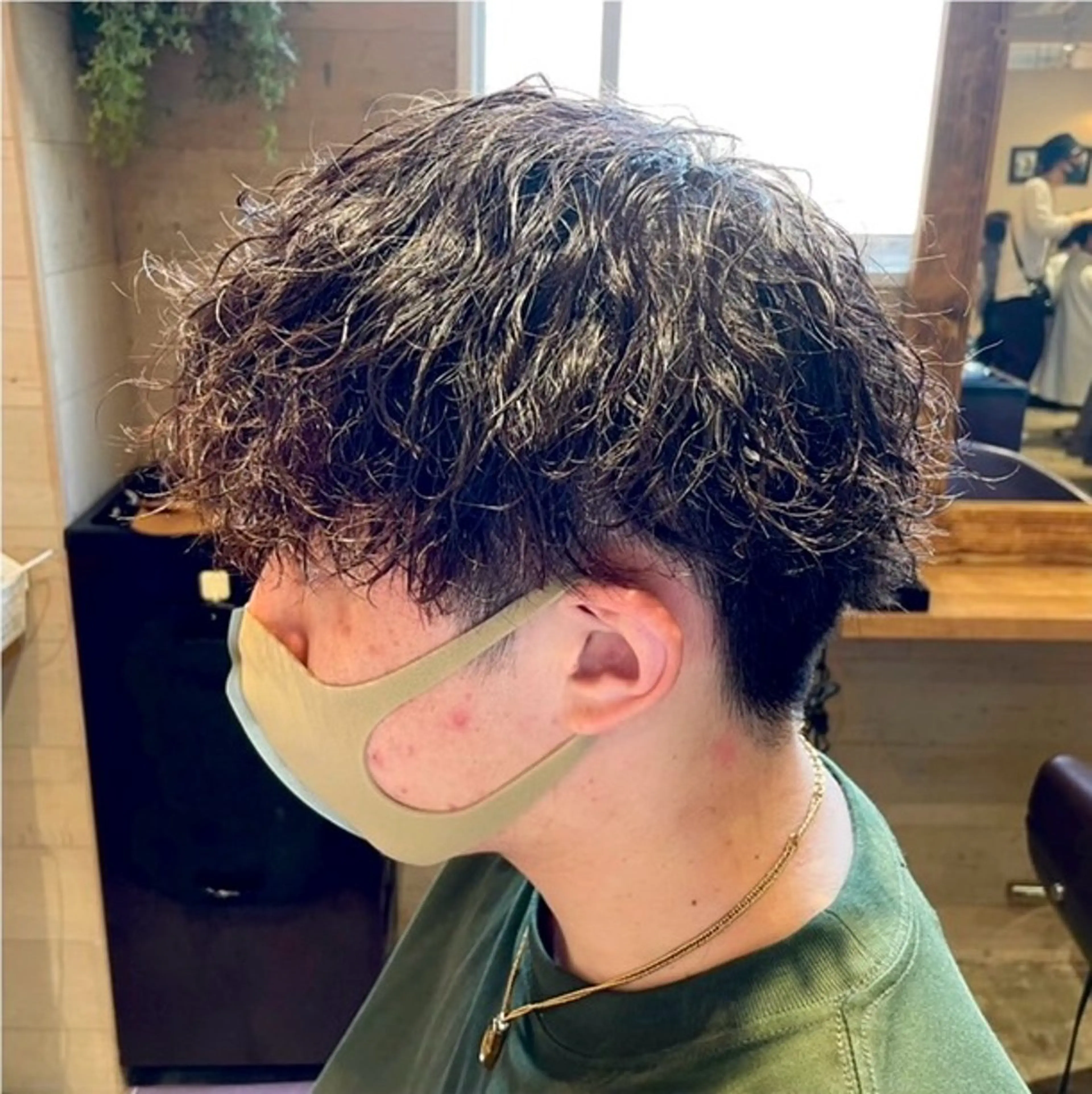 ミディアム カラー パーマ メンズ カット パーマ トリートメント 🔹メンズパーマ× ブリーチ/NORIのヘアスタイル