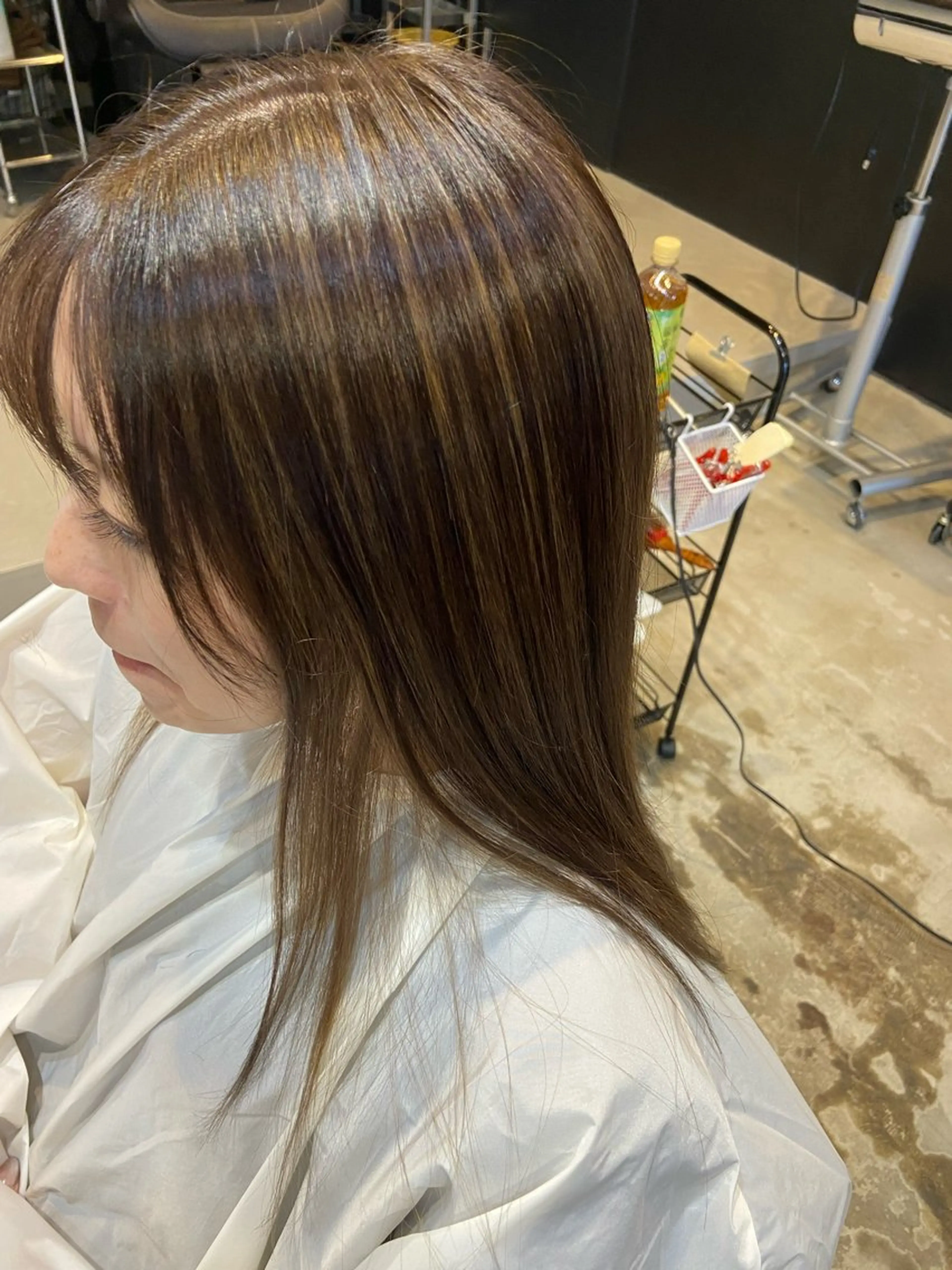 セミロング ヘアカラー hair salon TOKUNAGA所属・💫縮毛矯正/ カット💫徳永あい子のヘアスタイル