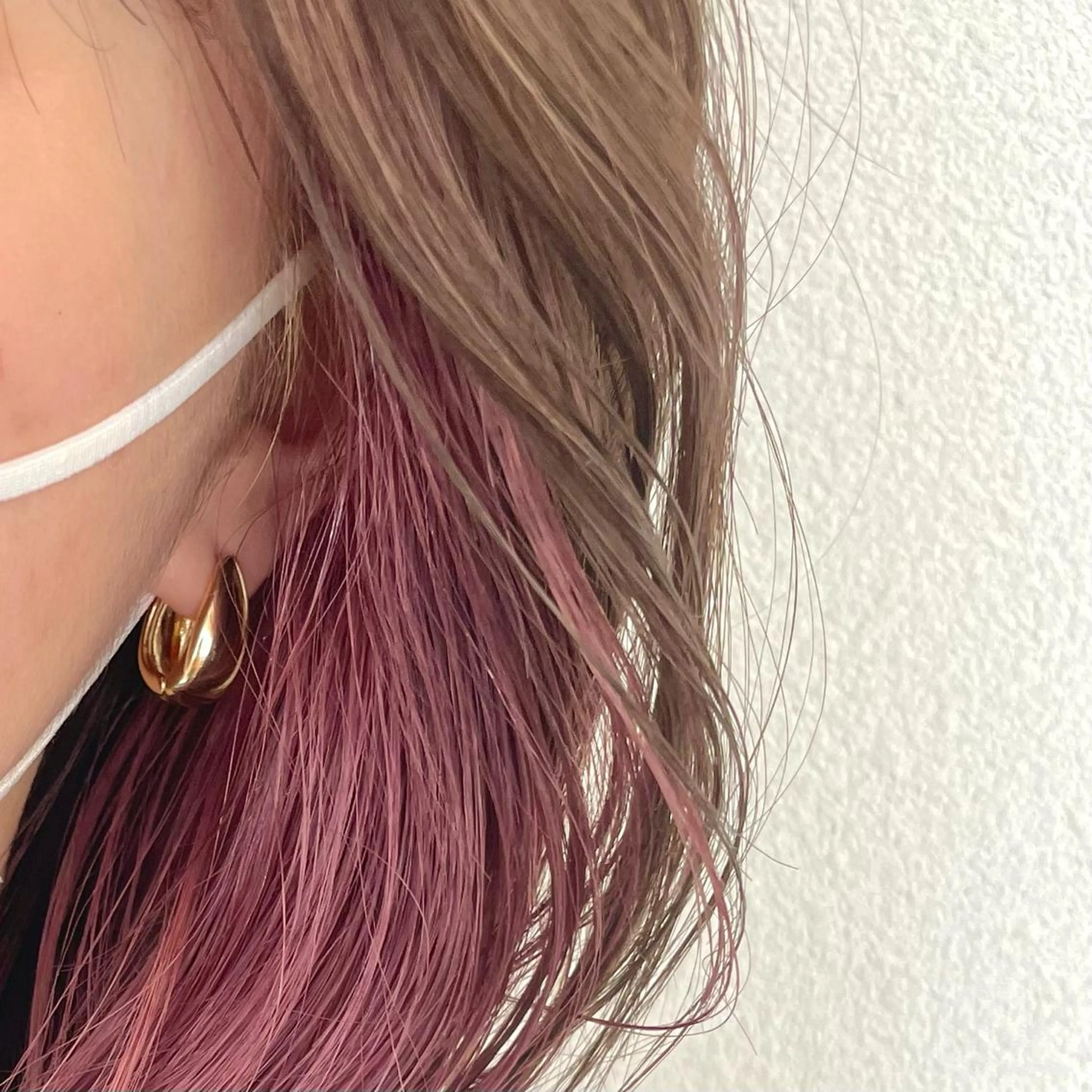 セミロング カラー tablier所属・tablier 熊谷日菜子のヘアスタイル