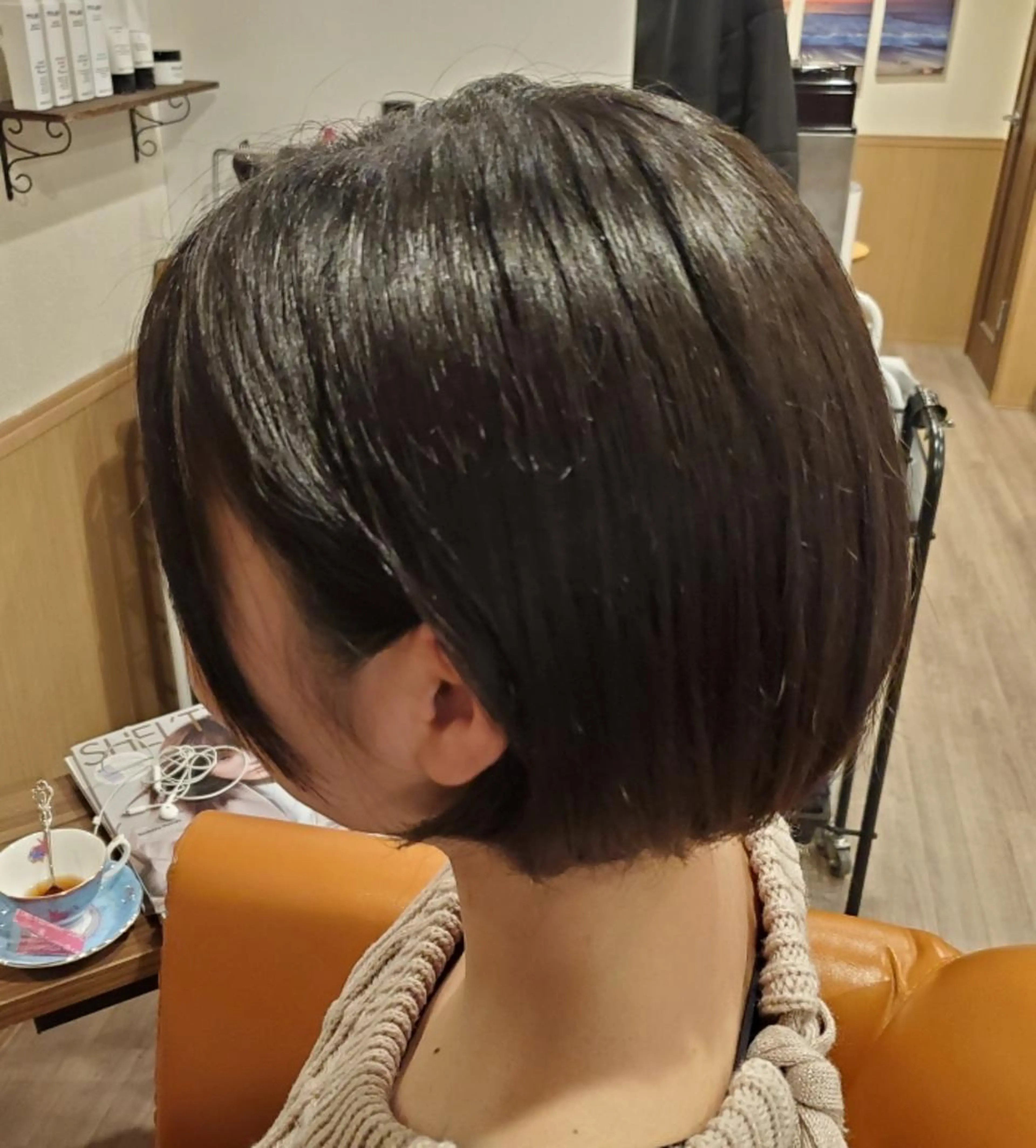 ショート カラー アディクシーカラー 外国人風カラー ショートヘア トリートメント カット ヘアカラー トリートメント spa hair  ark 富井直美のヘアスタイル