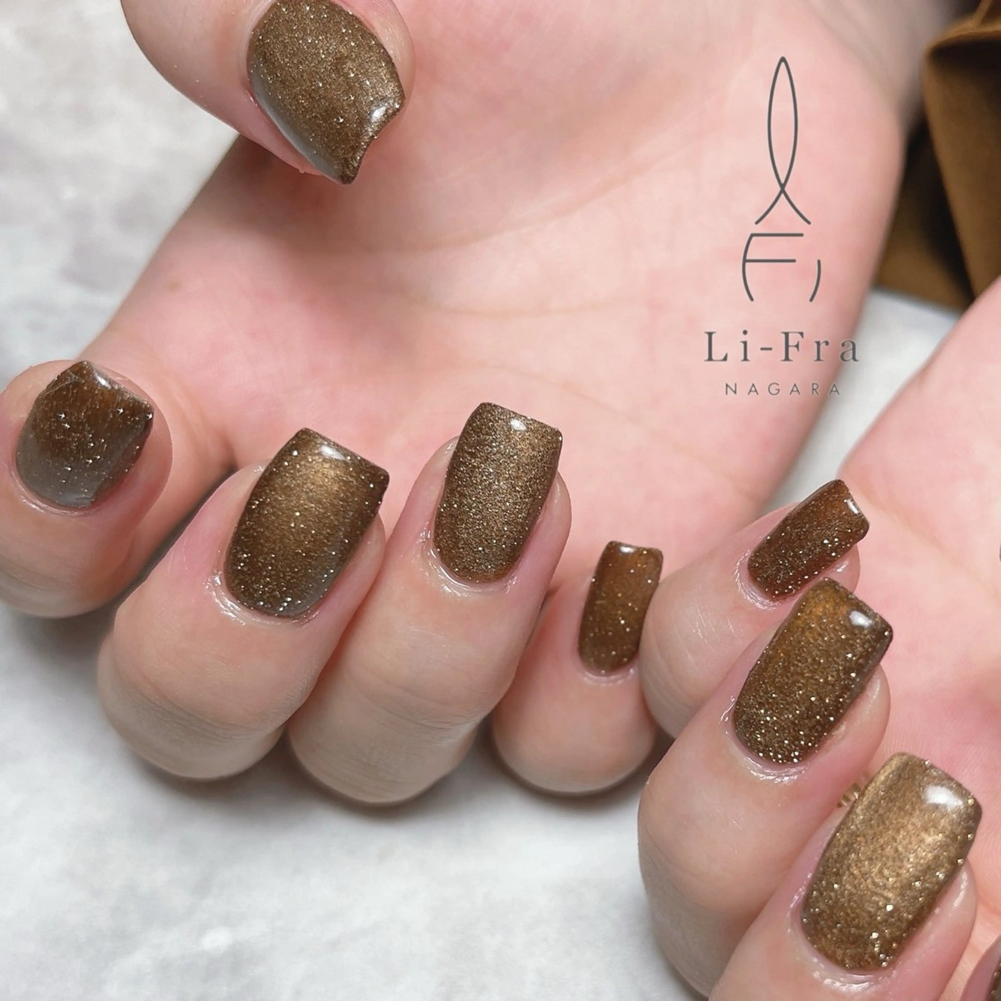 ネイル マグネットネイル ハンドネイル フットネイル Li-Fra 神野さやのネイルデザイン