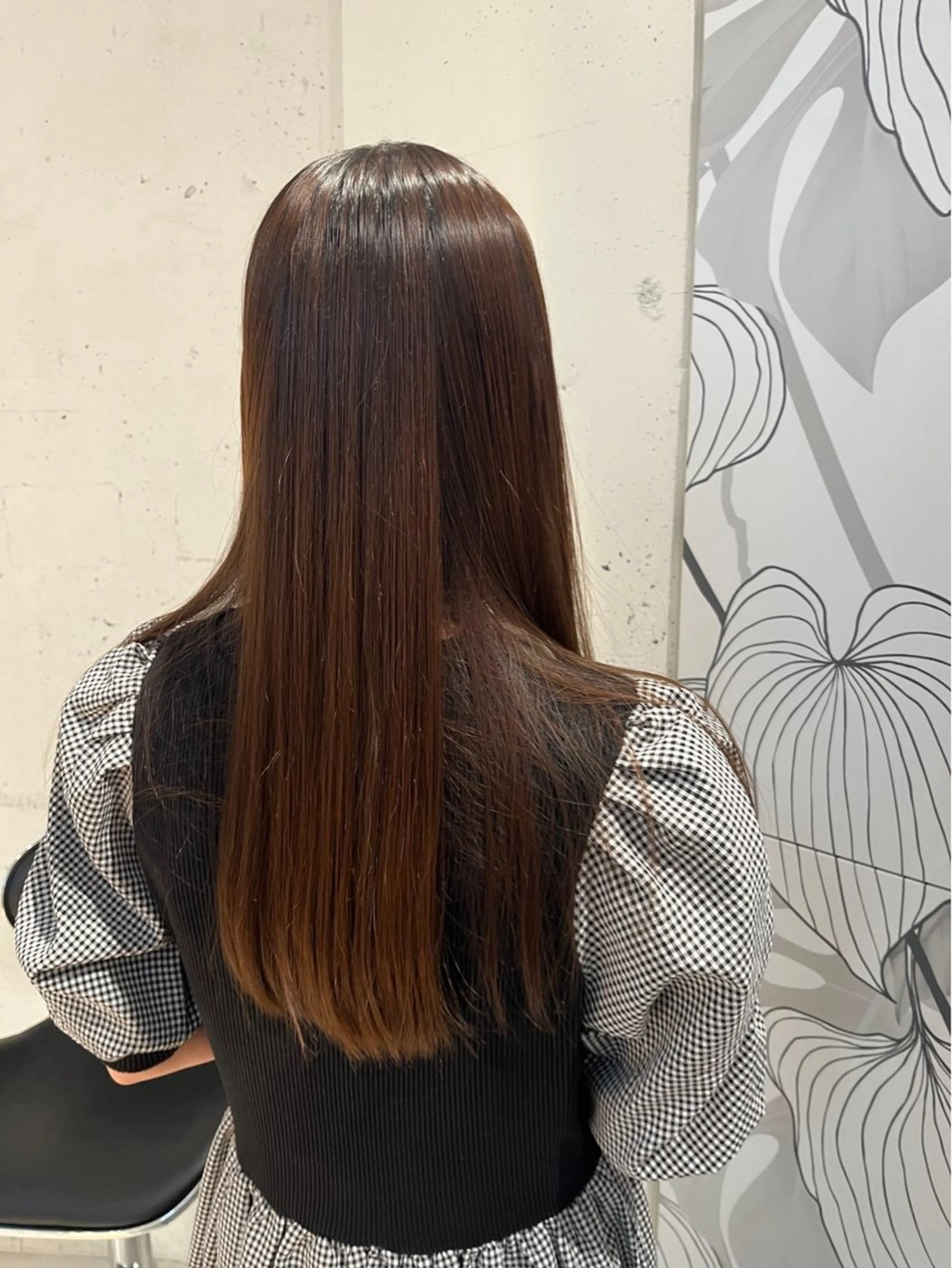ロング パーマ ゆあ♡ 髪質改善×美髪矯正のヘアスタイル