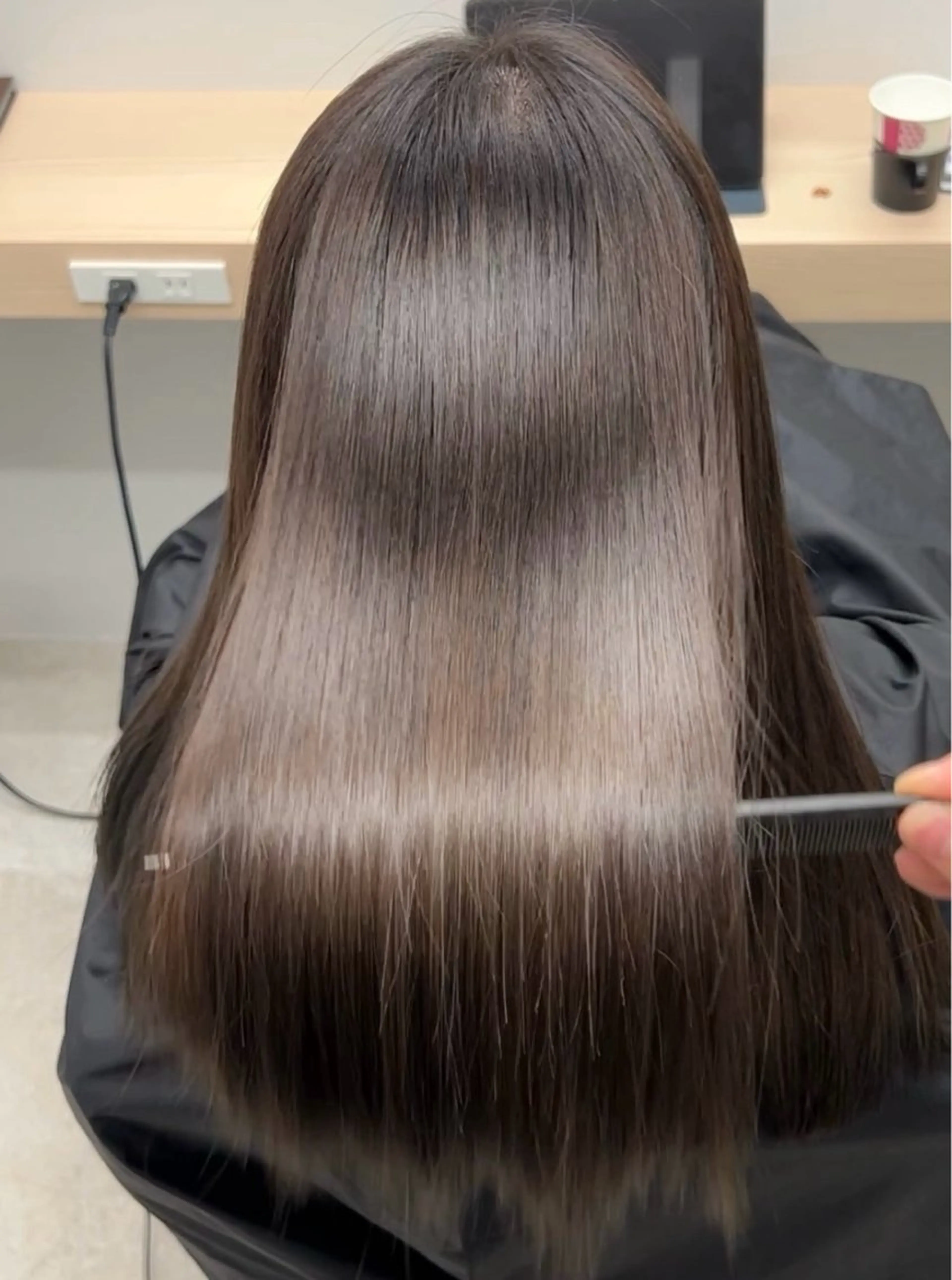 ロング 縮毛矯正 個室　髪質改善サロン　HANARE by youres hair 神楽坂 【はなれ】所属・🌈美髪のプロ🌈 髪質改善🌟松田のヘアスタイル