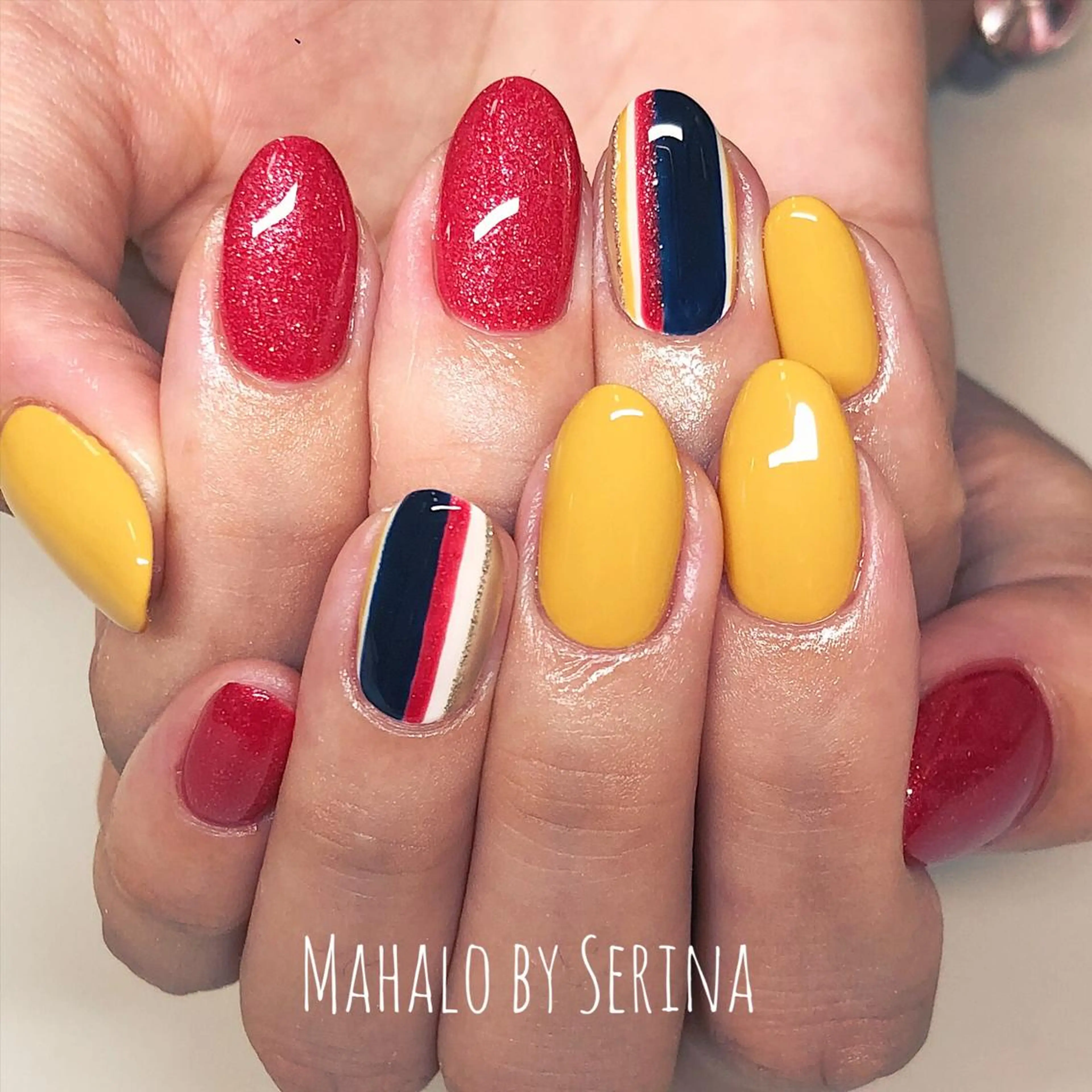 ショート カラー ネイル SUNNY BAE. SERINAのネイルデザイン