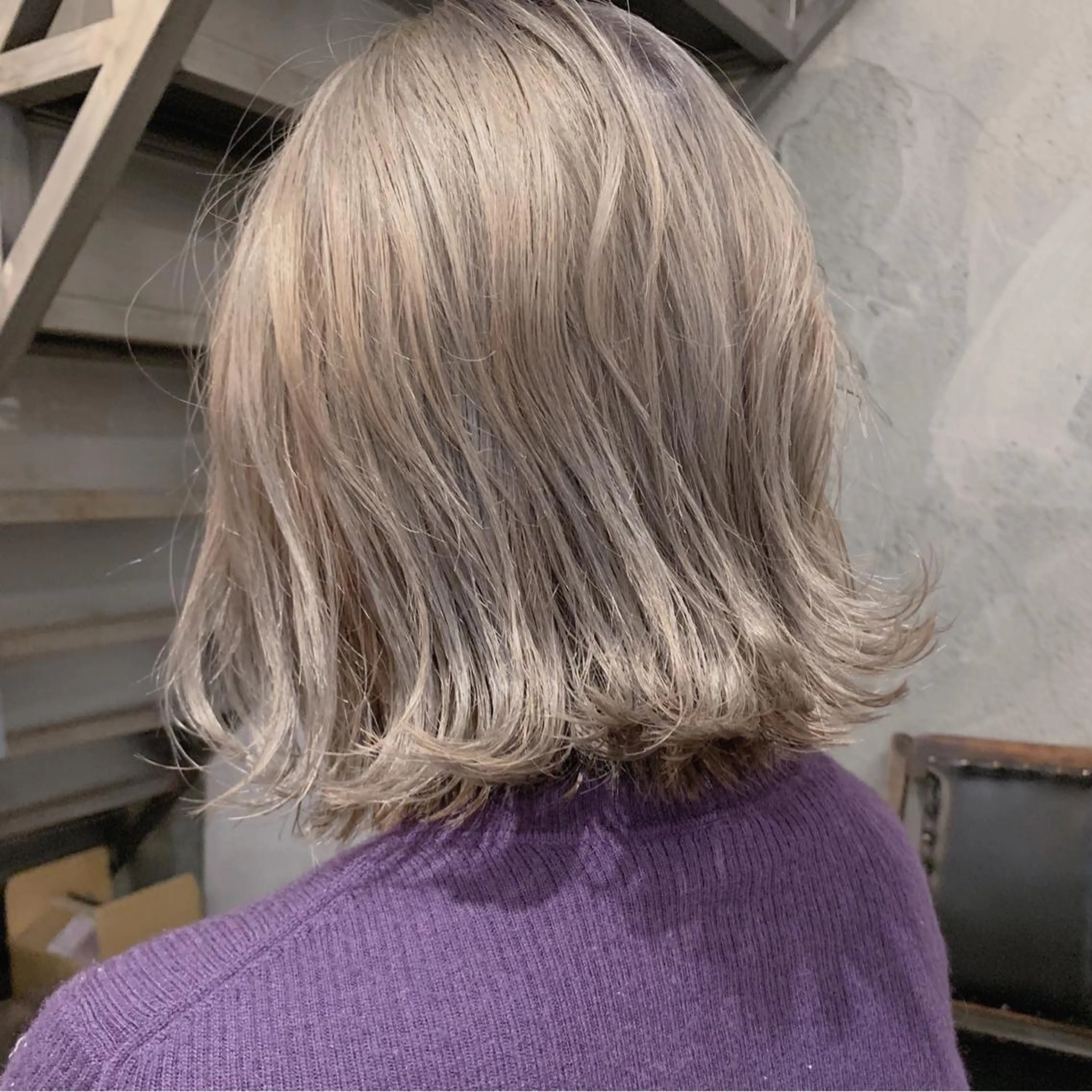 ミディアム カラー ハイトーンカラー 鎌田卓也/髪質改善 /透明感カラーのヘアスタイル