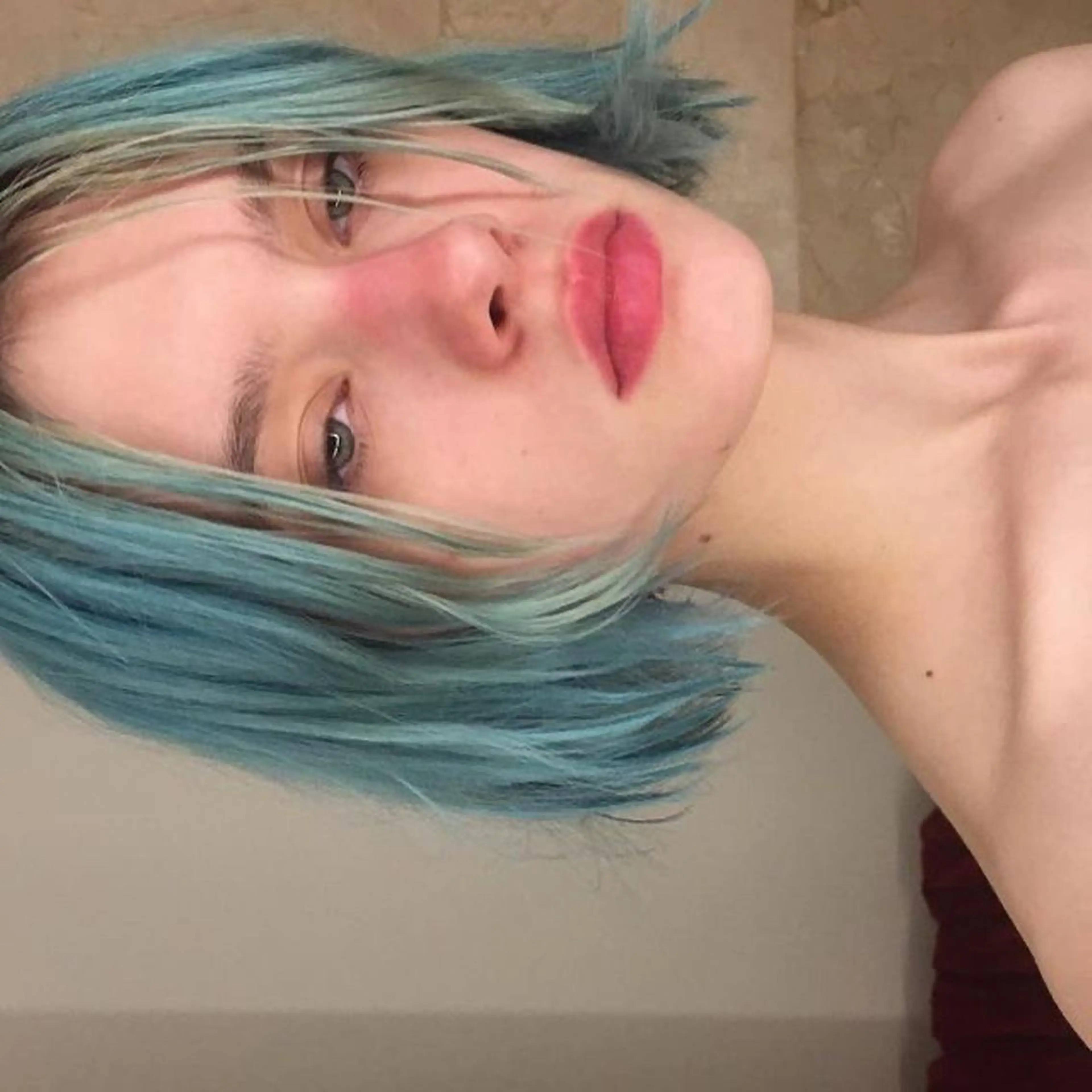 ミディアム カラー ハッシュカット/ 韓国ヘア☽⋰mahoのヘアスタイル