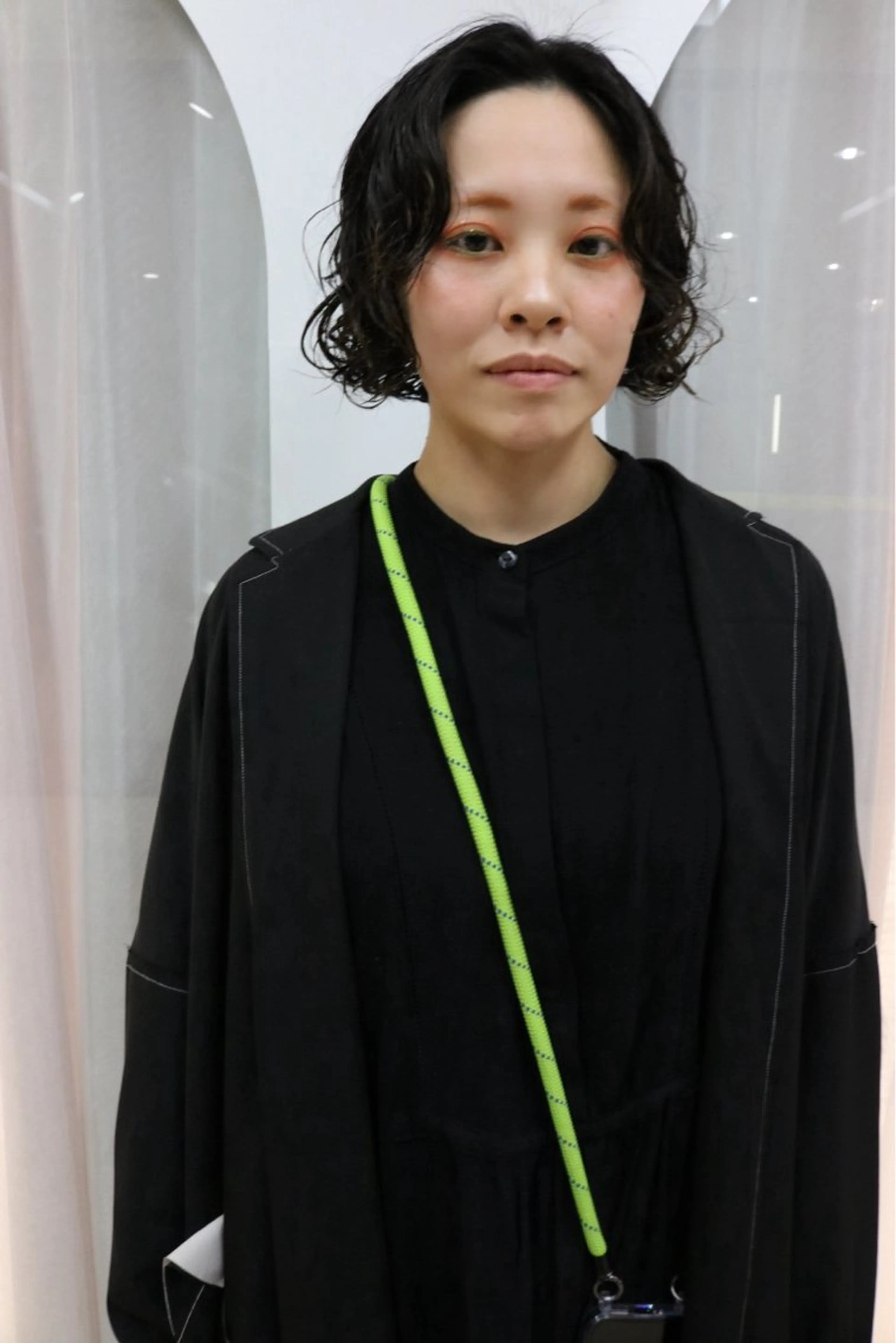 ショート パーマ カット パーマ トリートメント 松村 澪里のヘアスタイル