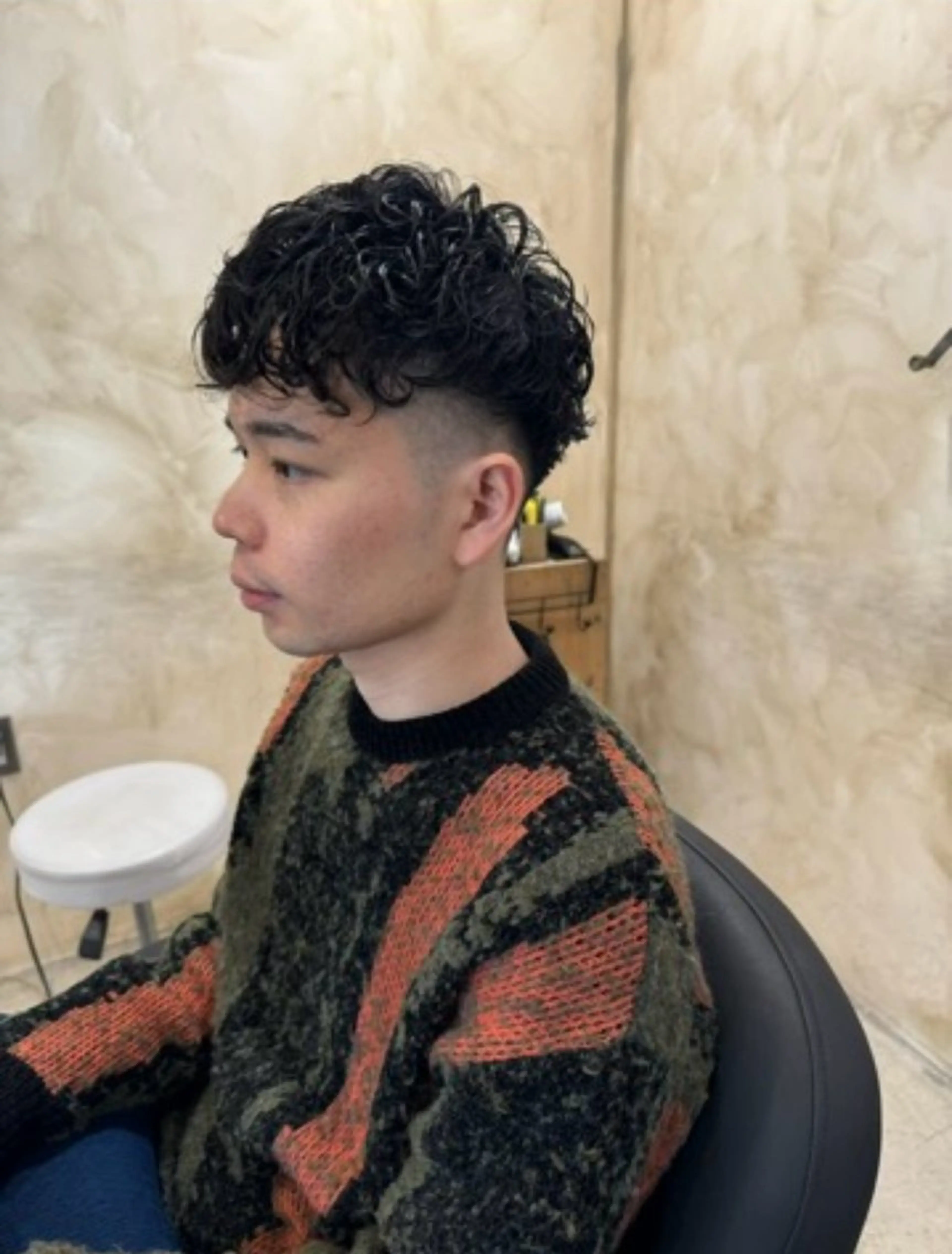 パーマ パーマ メンズ美容師力石 裕隆のヘアスタイル