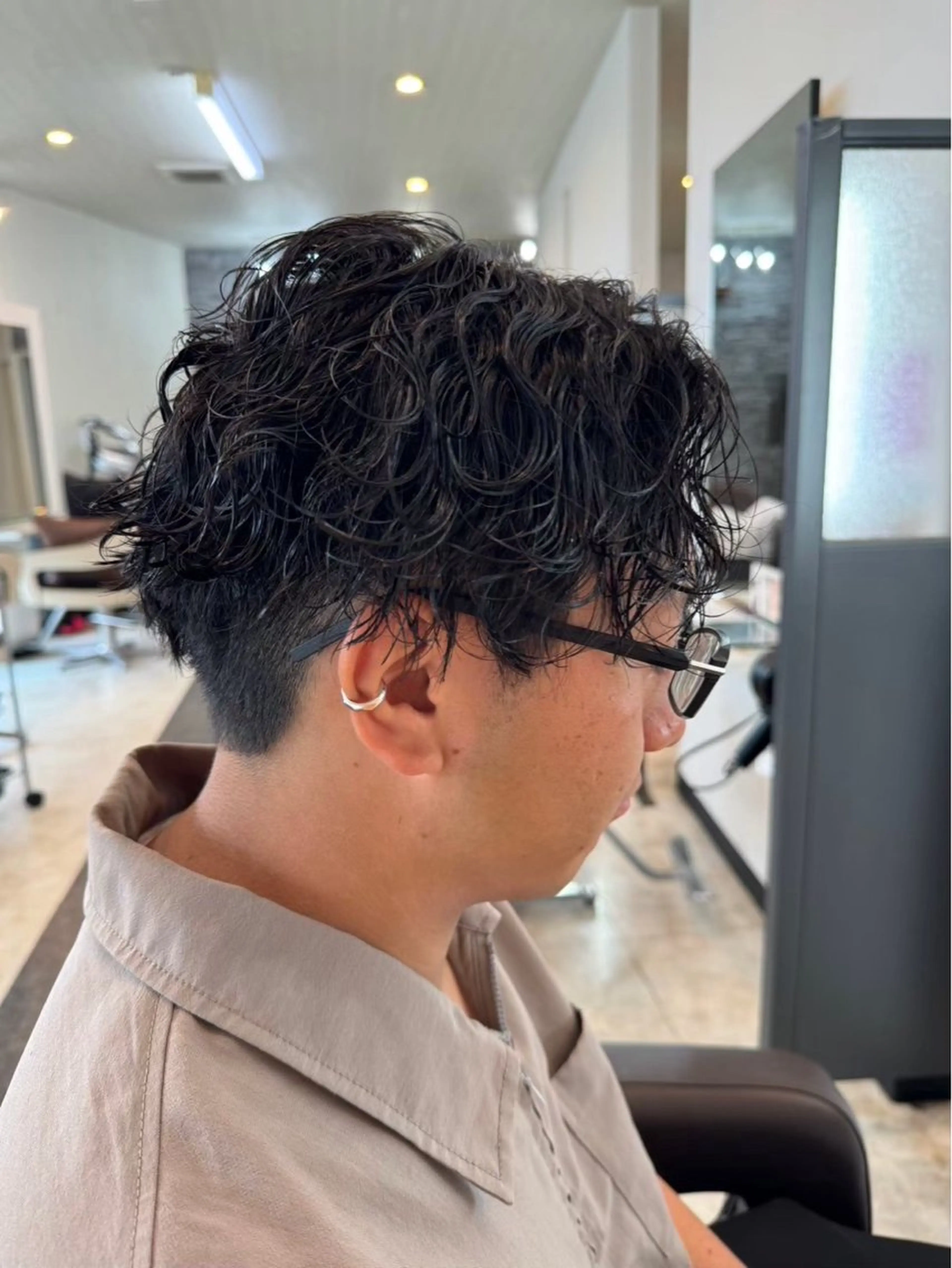 パーマ メンズ 平井 沙希のヘアスタイル