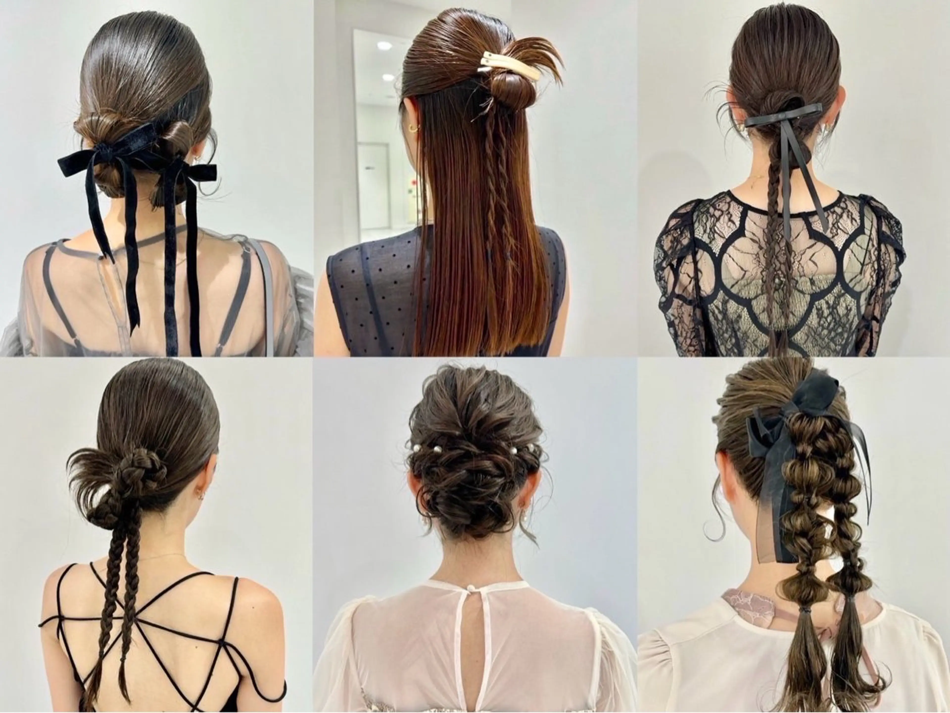 ヘアアレンジ 🩶横浜美容室 透明感カラー✝️るみのヘアスタイル