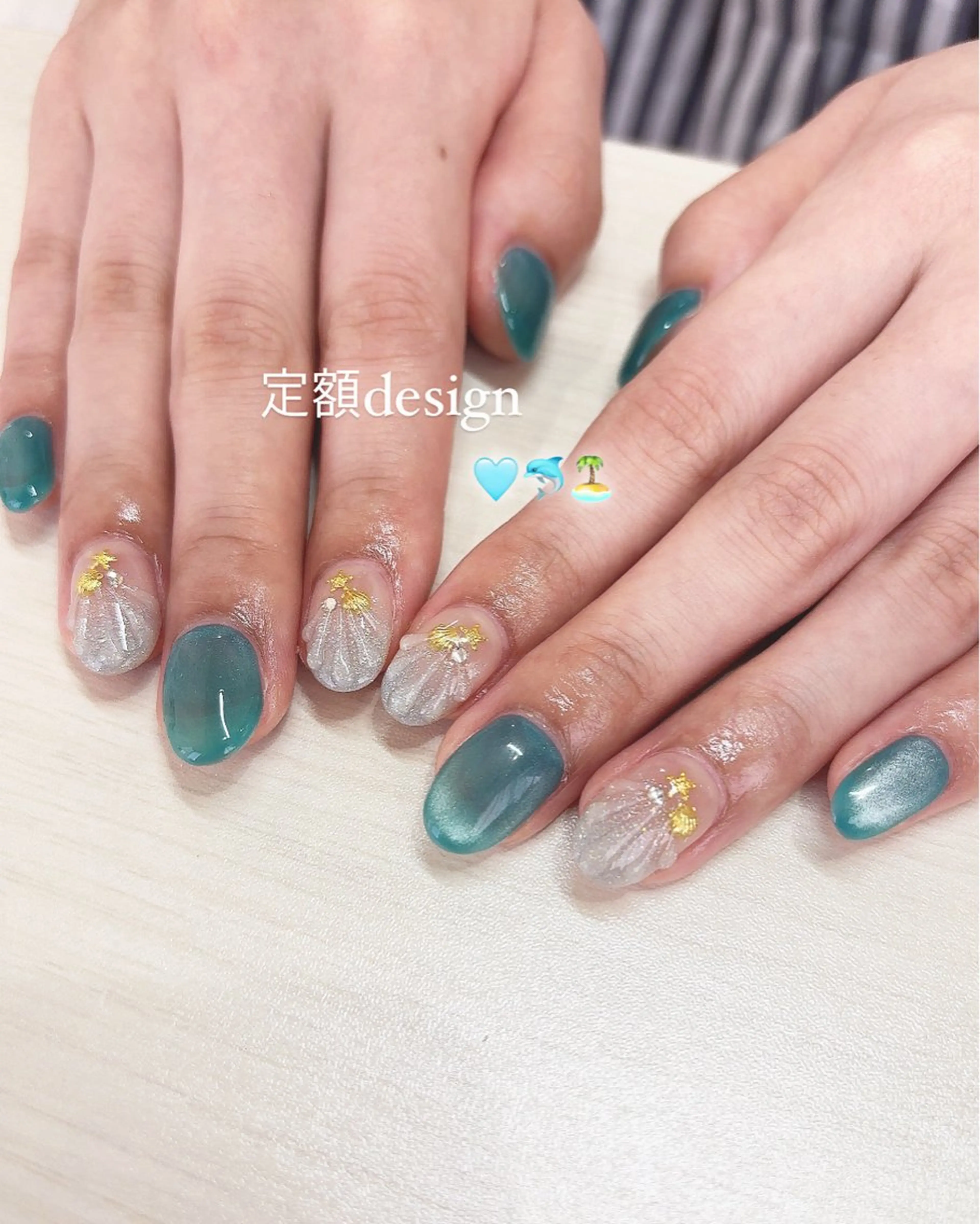 ネイル 夏ネイル ハンドネイル beautiful meみくのネイルデザイン