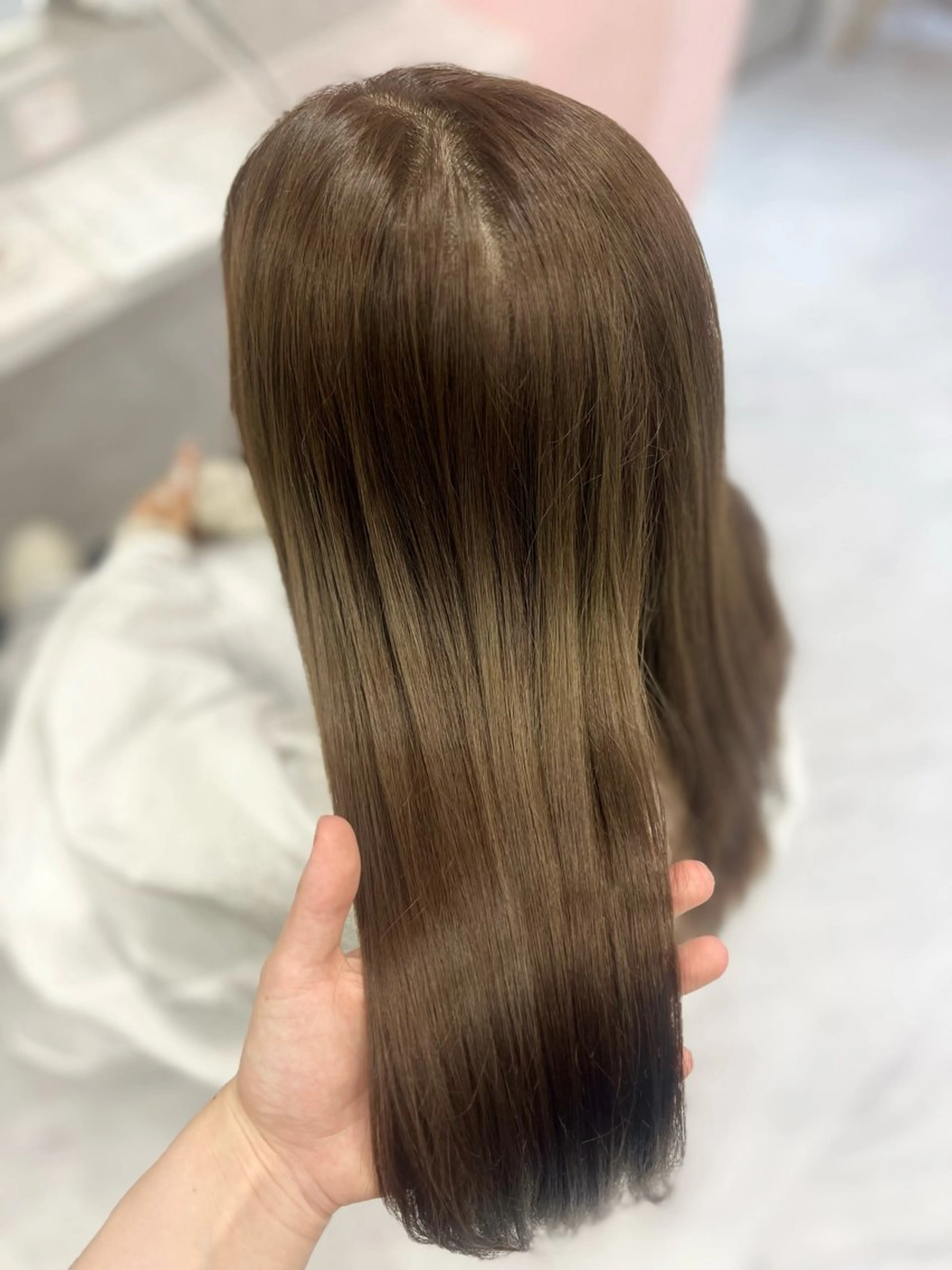 ロング ヘアカラー トリートメント XENA RENA 名駅 / 艶カラーのヘアスタイル