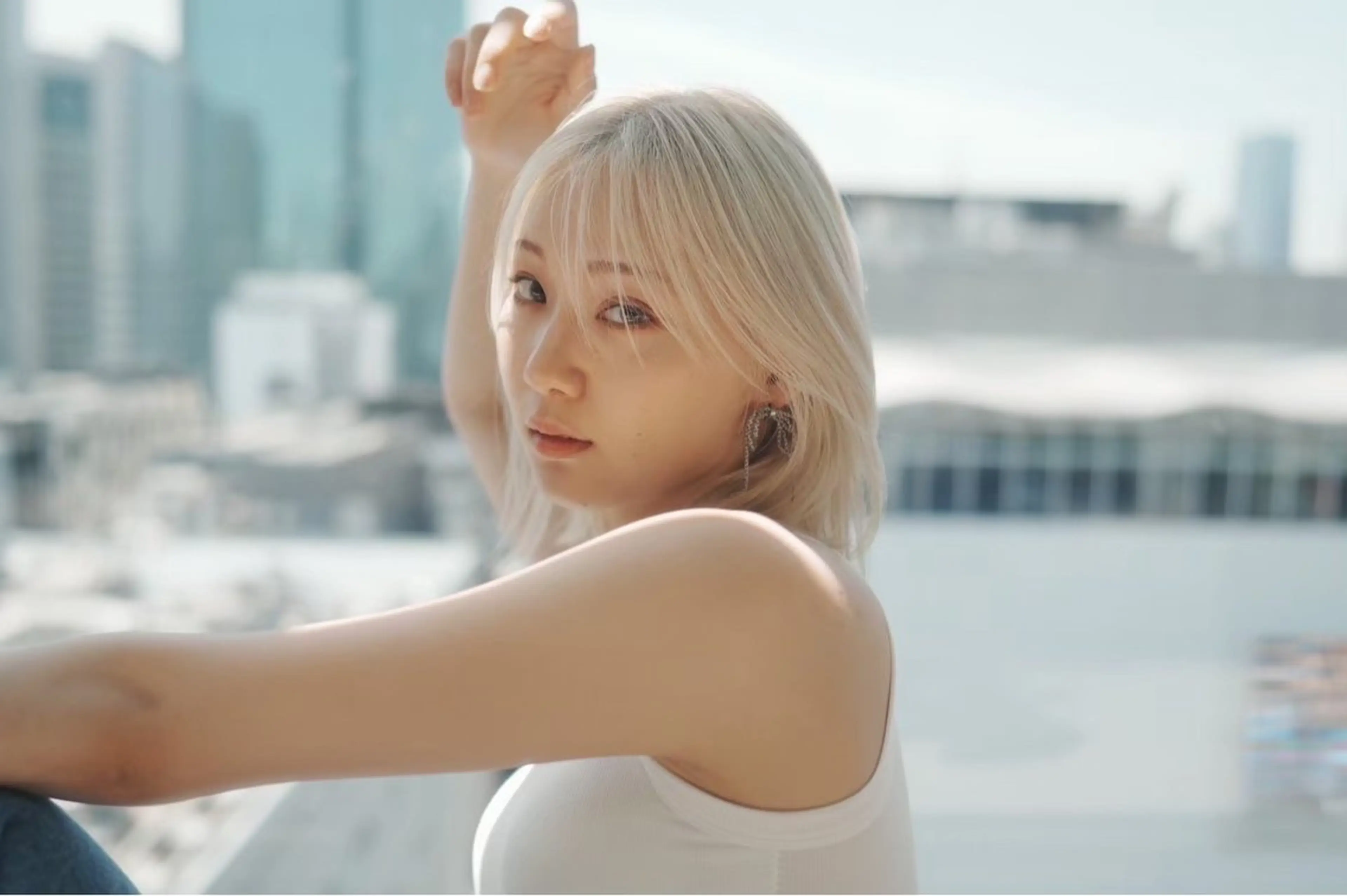 ミディアム ヘアカラー ベージュカラー🤎 酸性縮毛矯正のヘアスタイル