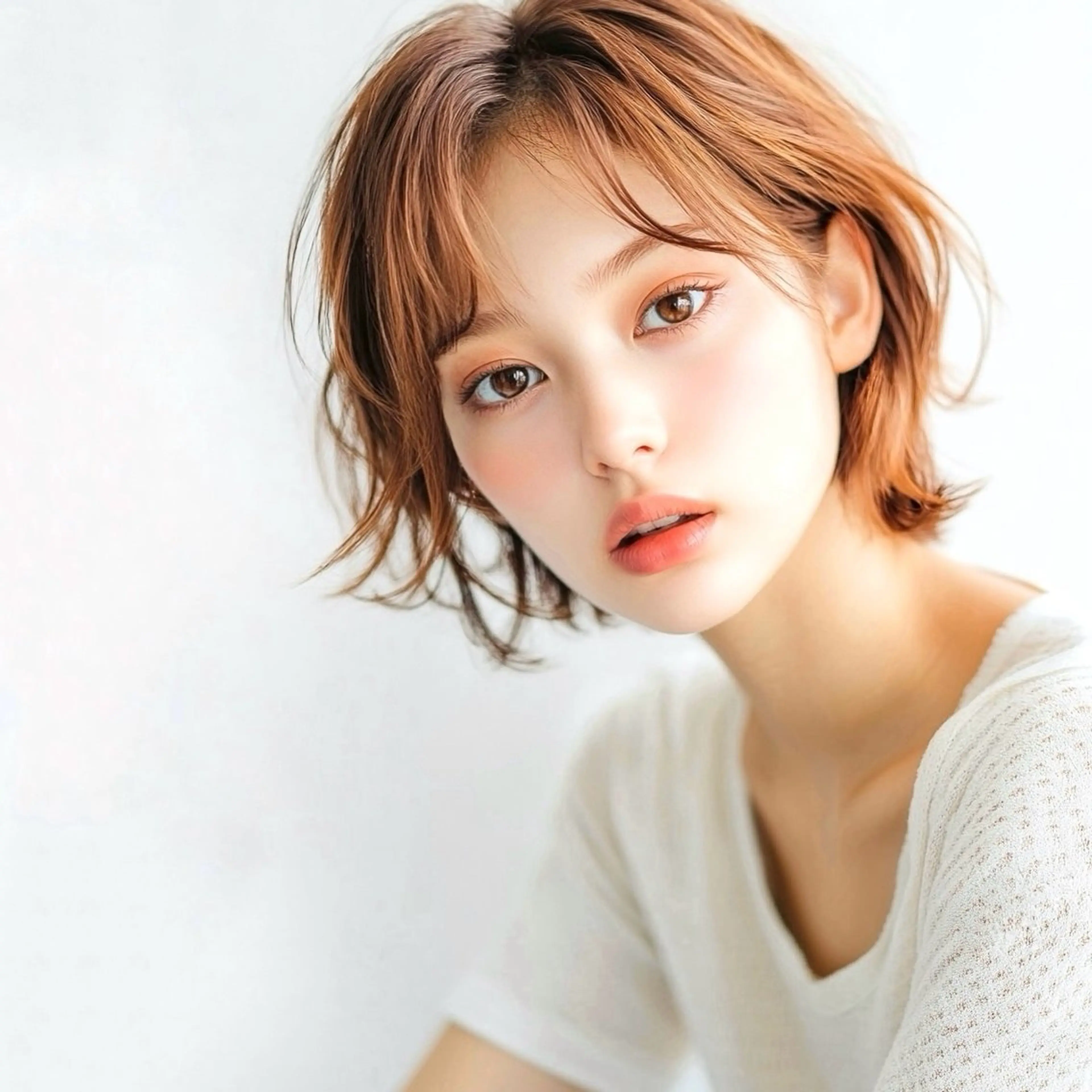 ミディアム 藤岡 【ｌｉｔ．】のヘアスタイル