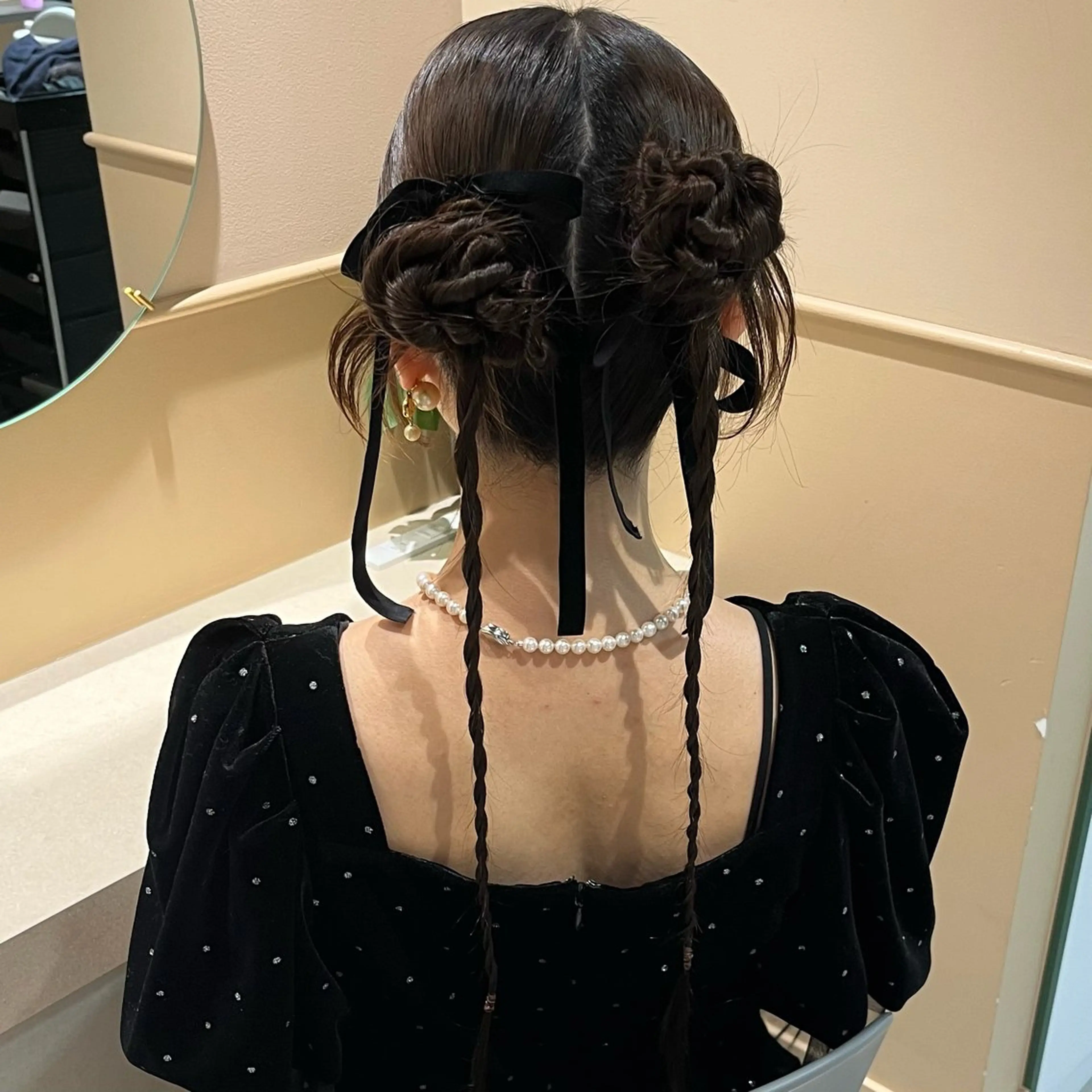 ロング ヘアアレンジ ヘアセット 🫧tomoka 透明感カラー🫧のヘアスタイル