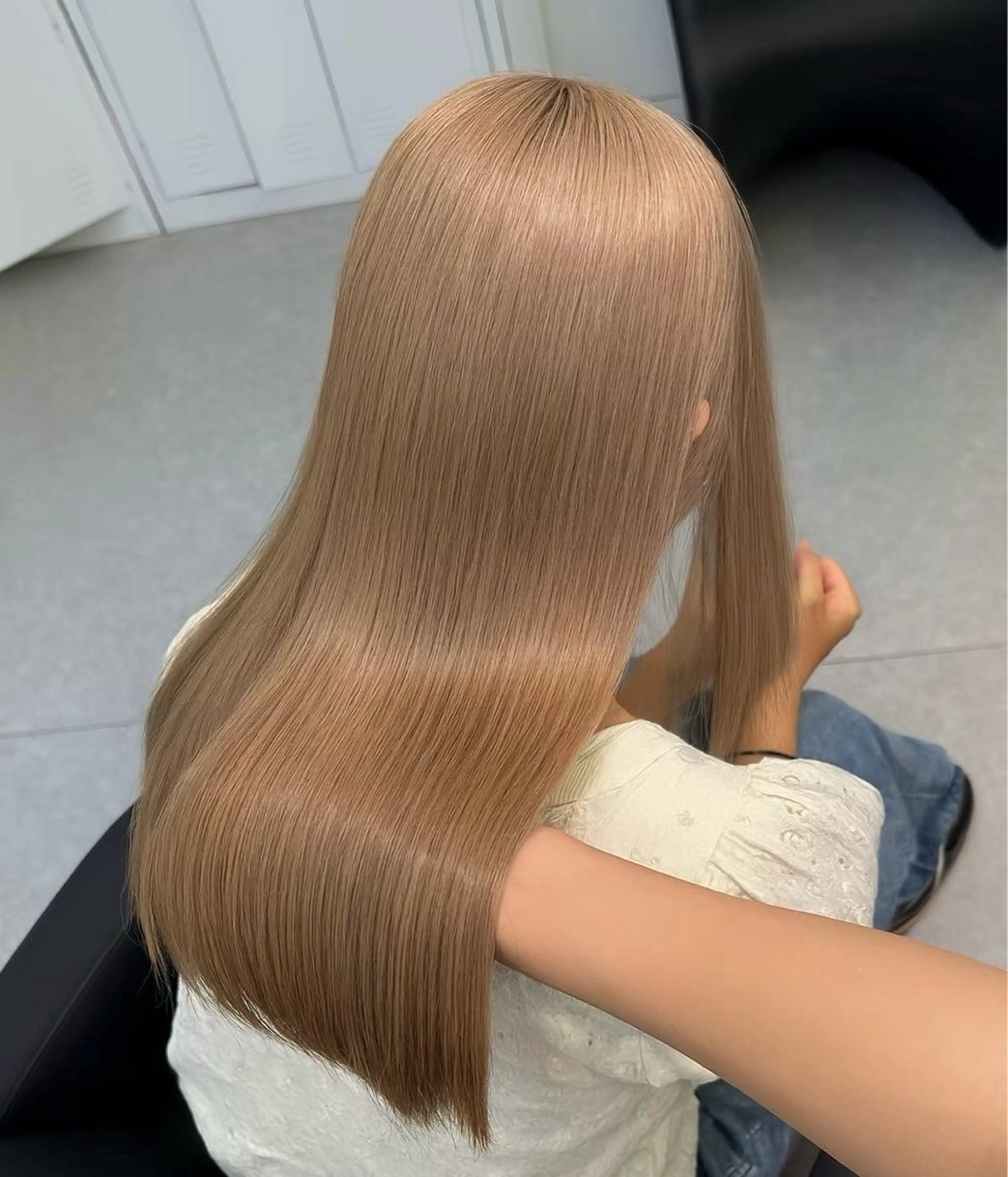 ロング カラー ヘアカラー トリートメント 艶カラー🦋/ 髪質改善💙amiのヘアスタイル