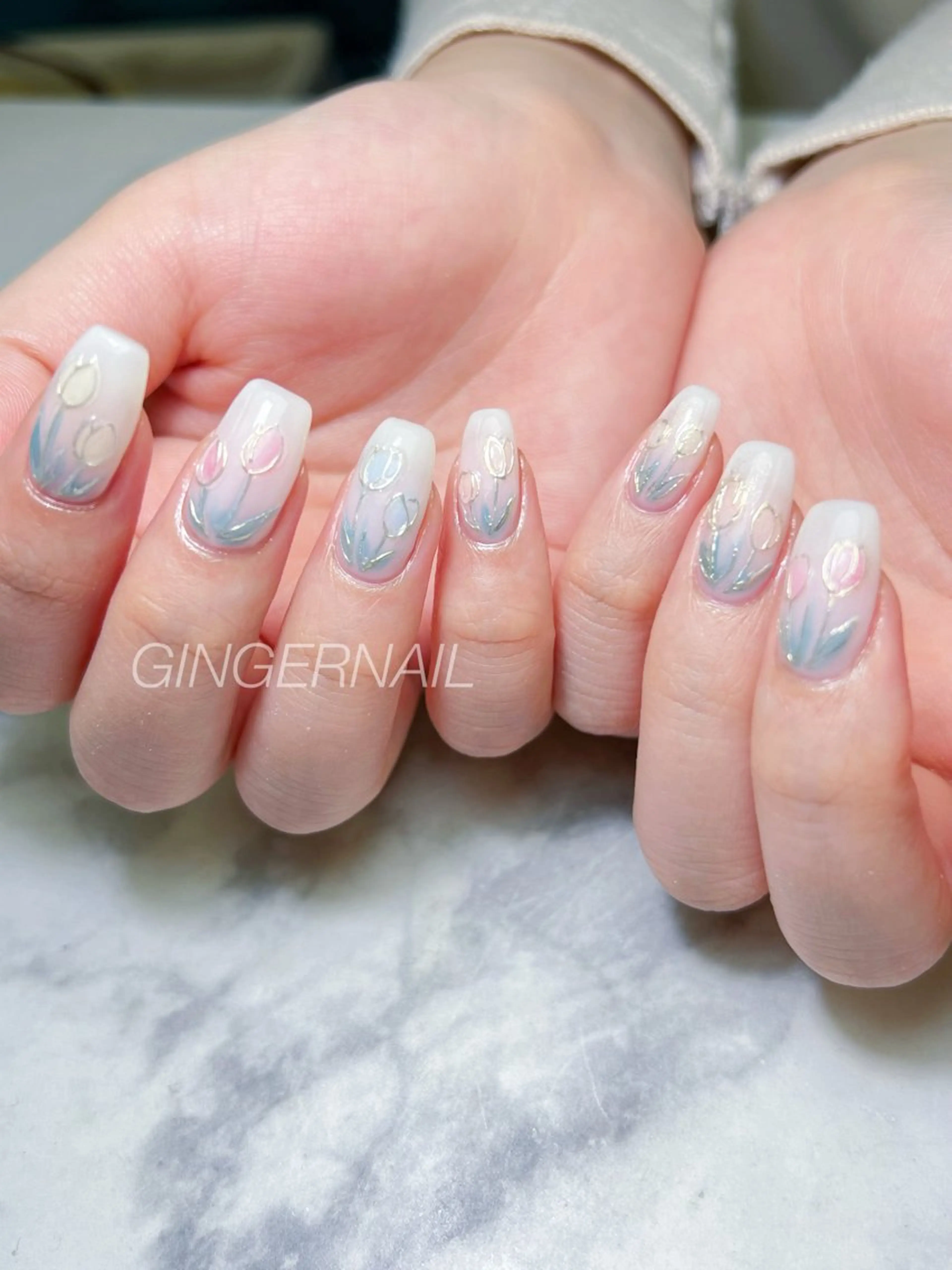 ネイル ハンドネイル ハンドケア GINGER NAIL所属・代々木 GINGERNAILのネイルデザイン