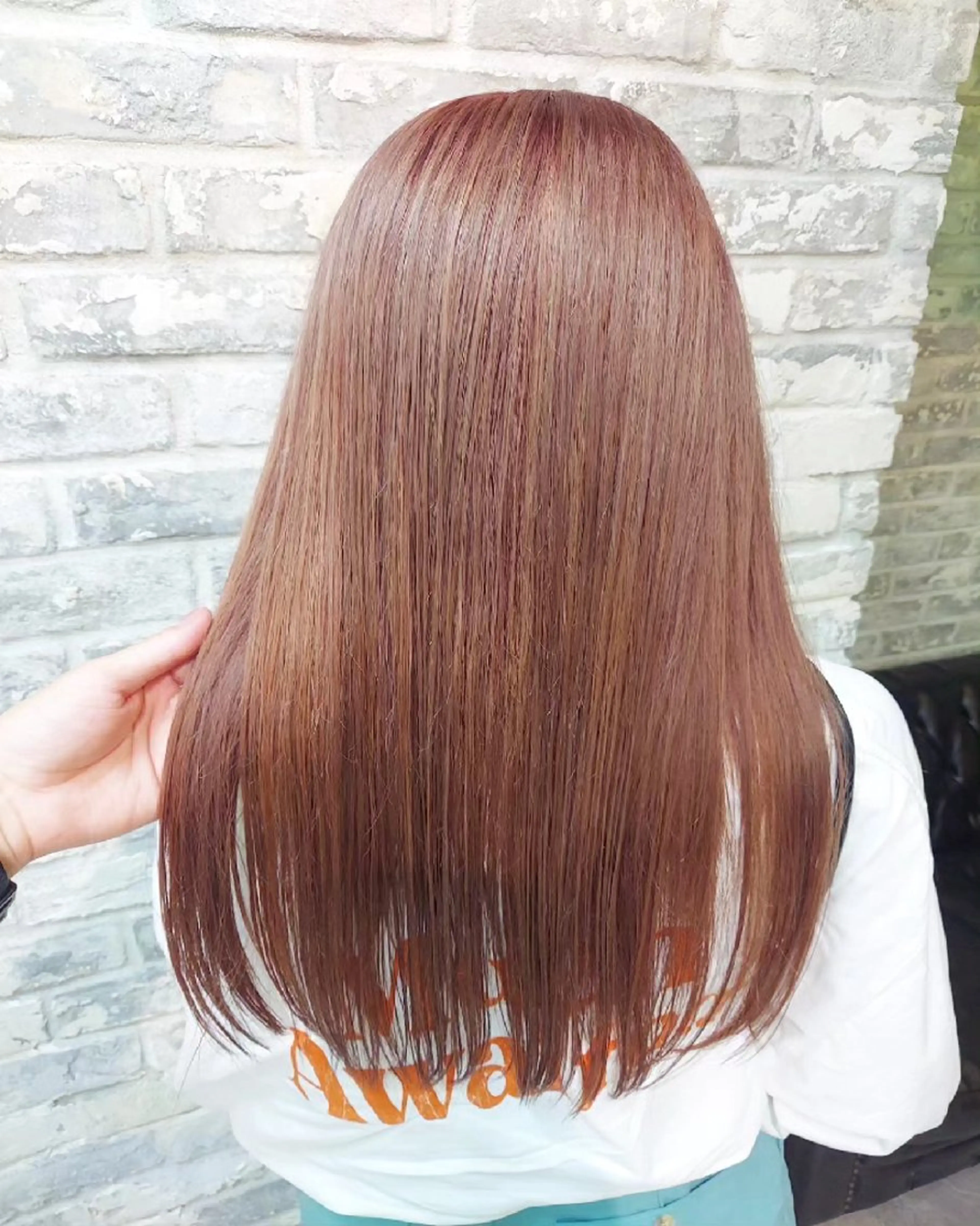 ロング カラー ベージュカラー ピンクカラー ピンクベージュ カット ヘアカラー トリートメント ヘアセット grow上野御徒町【グロウ】所属・ブリーチ・ハイトーン 特化🎉内山のヘアスタイル