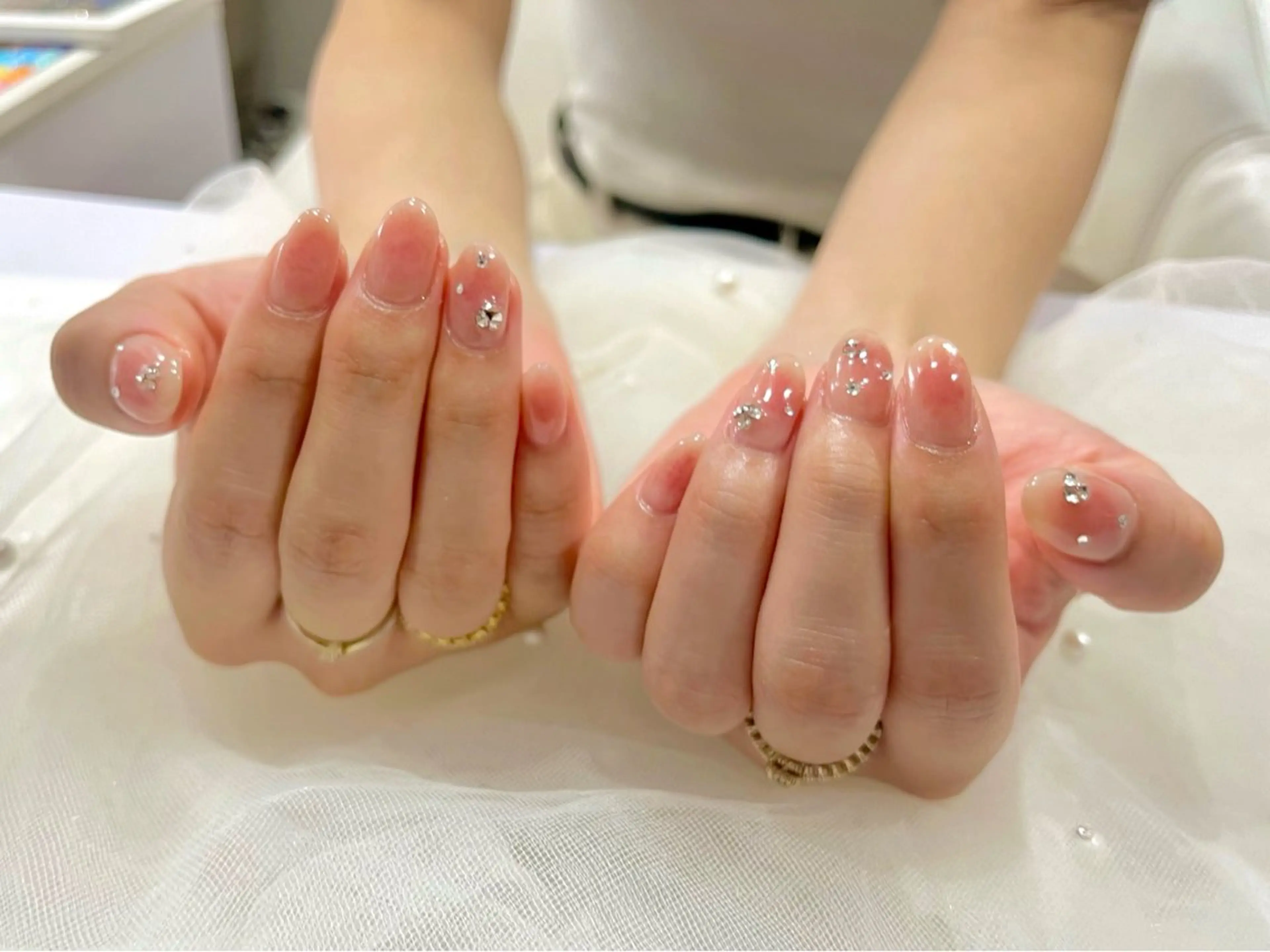 ネイル チークネイル ハンドネイル Nail salon Cielel⟡Ayaのネイルデザイン