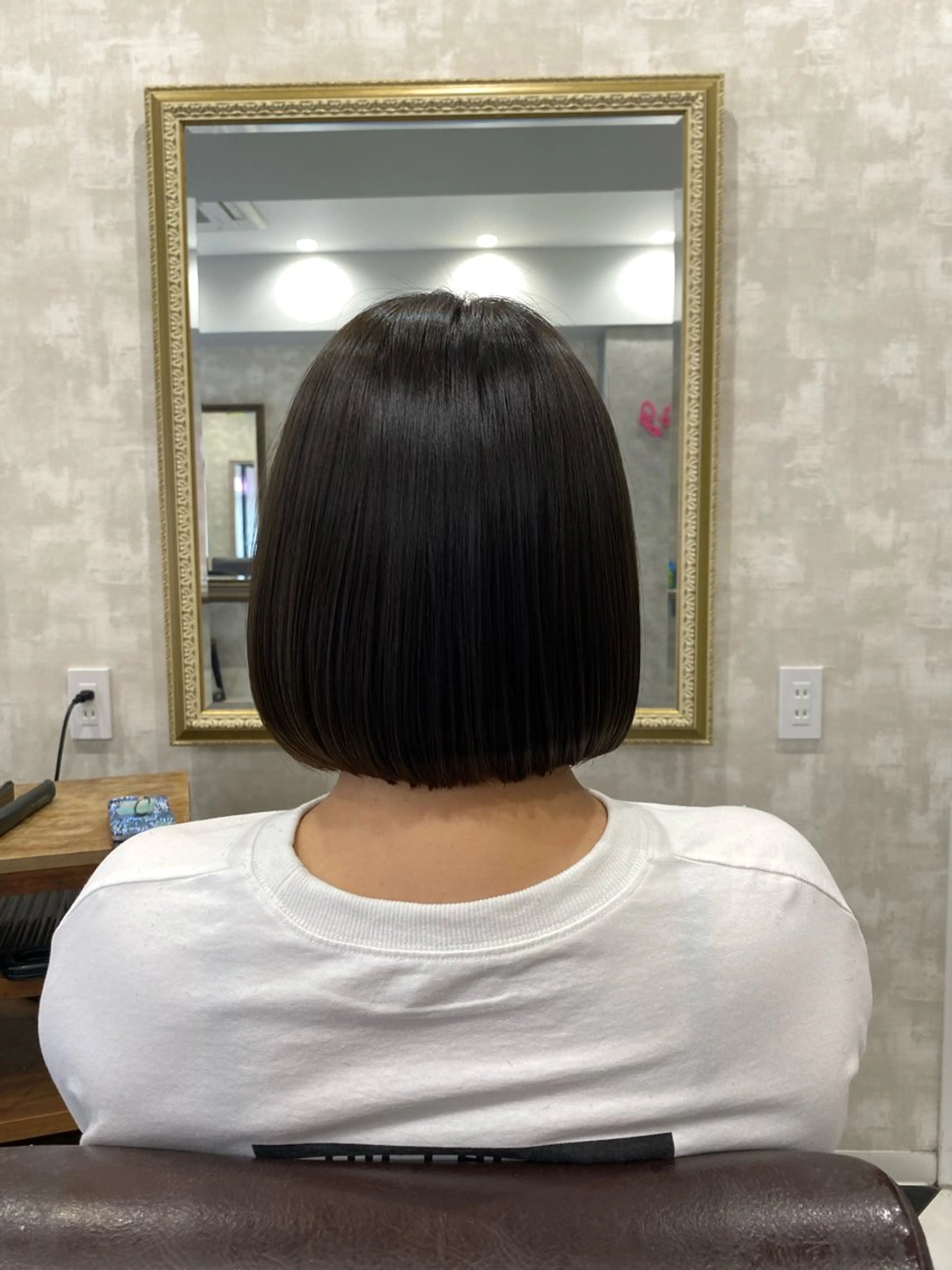 ミディアム カット ゅぃ /韓国風/顔周りのヘアスタイル