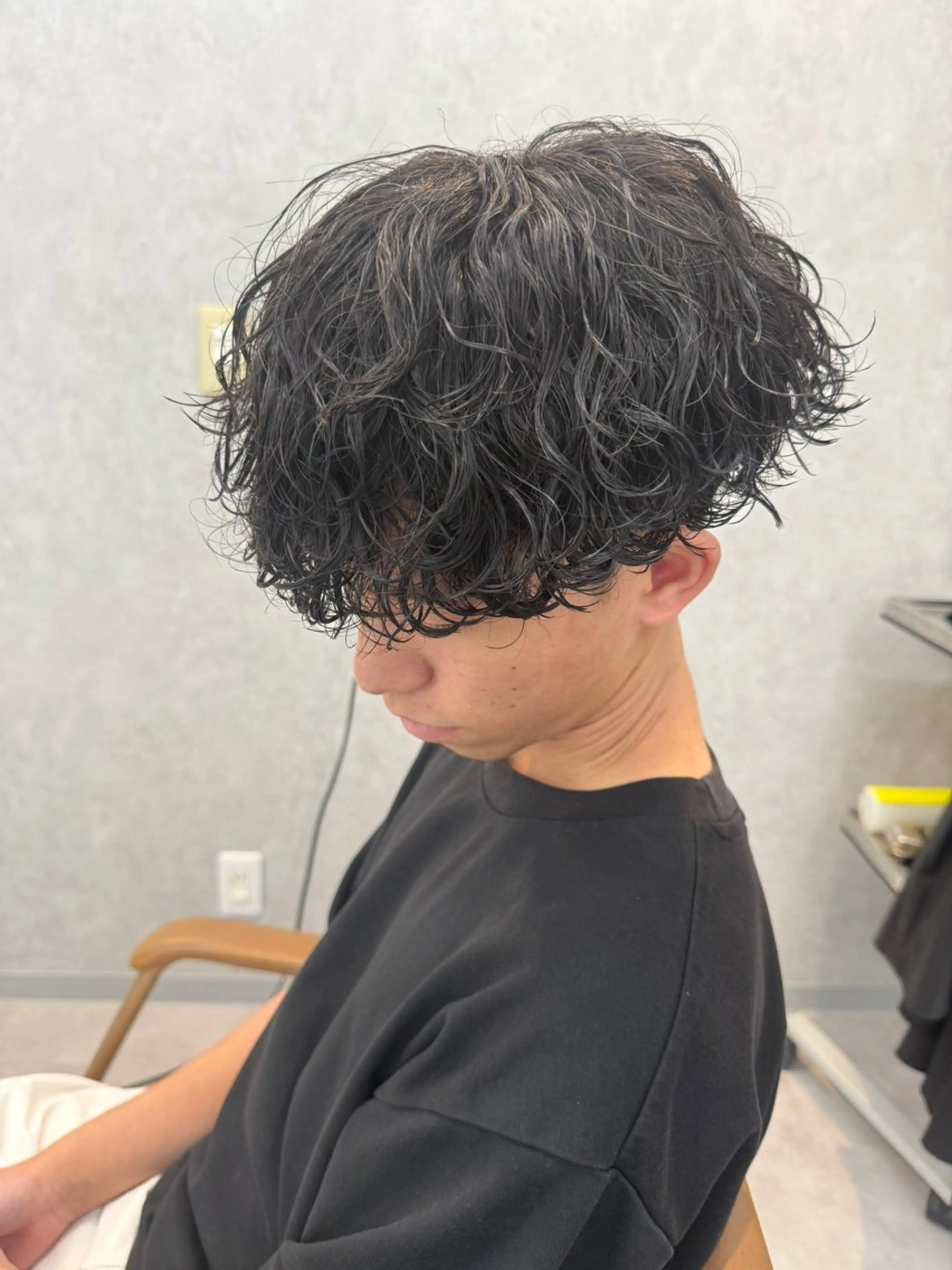 メンズカット+シャドウパーマの写真