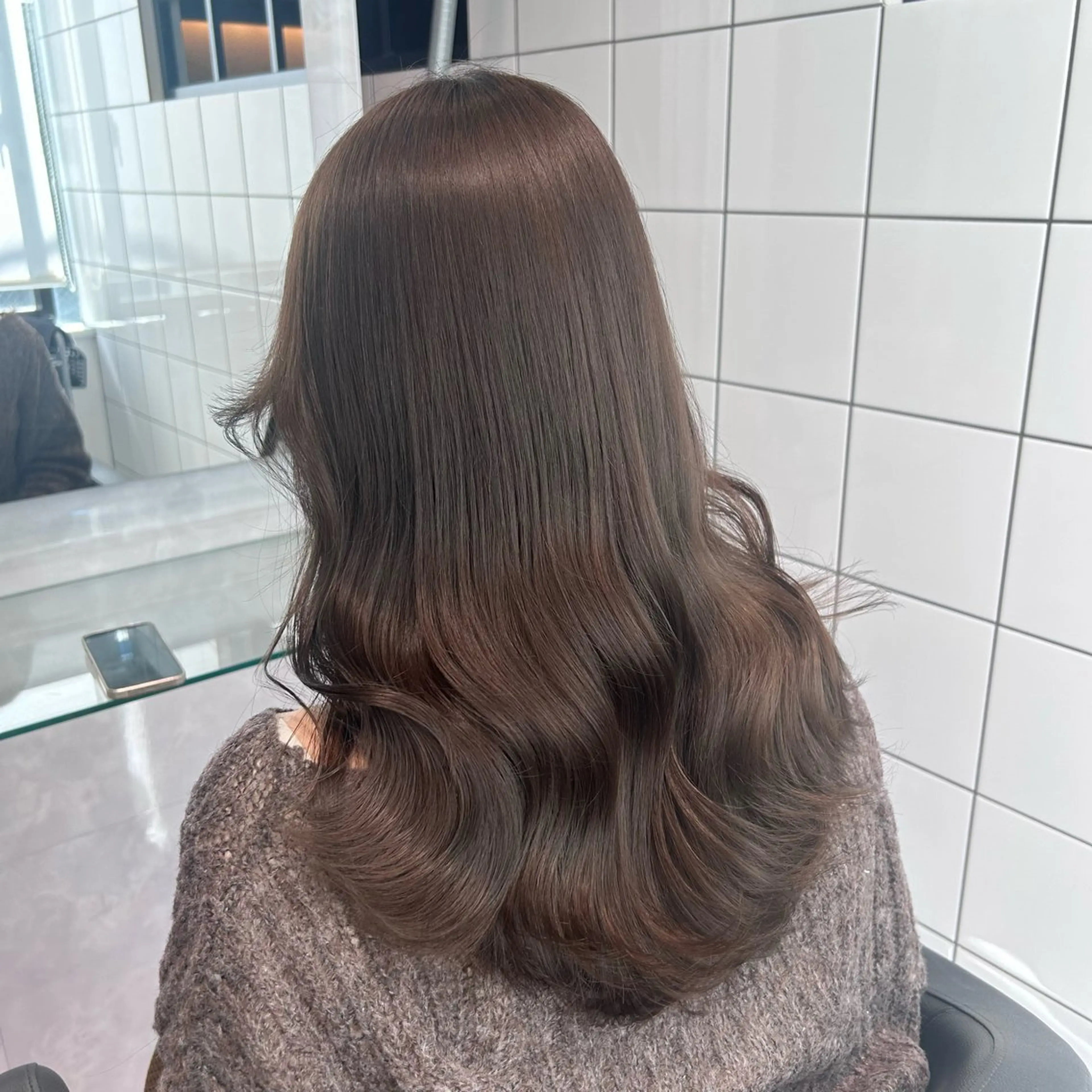 ロング カラー カット ヘアカラー 表参道/透明感カラー /暗髪/ジュキヤのヘアスタイル