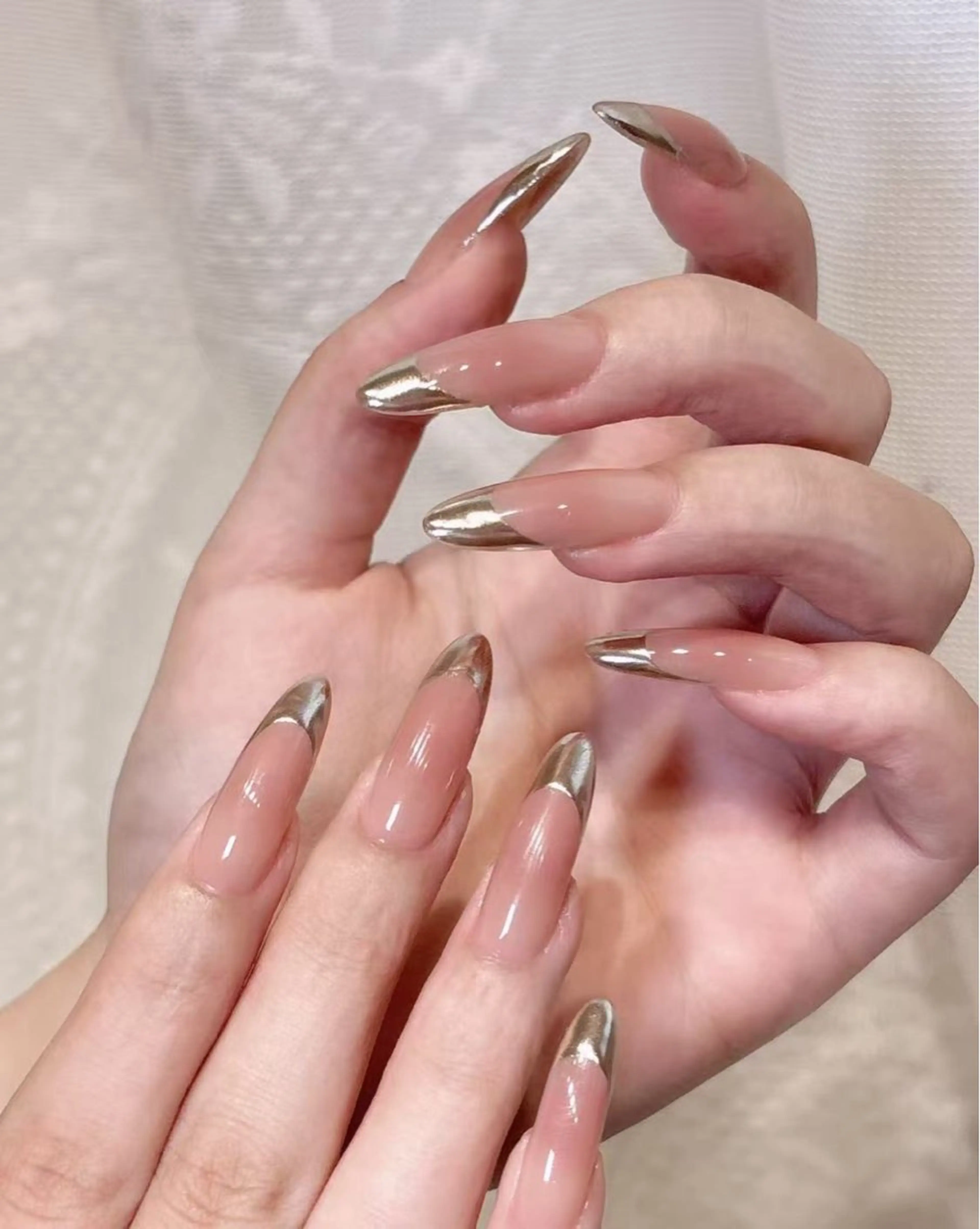 【💅チップ長さだし】カラ一マグネットグラデ一ョン🥰🥰ジェルオフ付き✨✨の写真