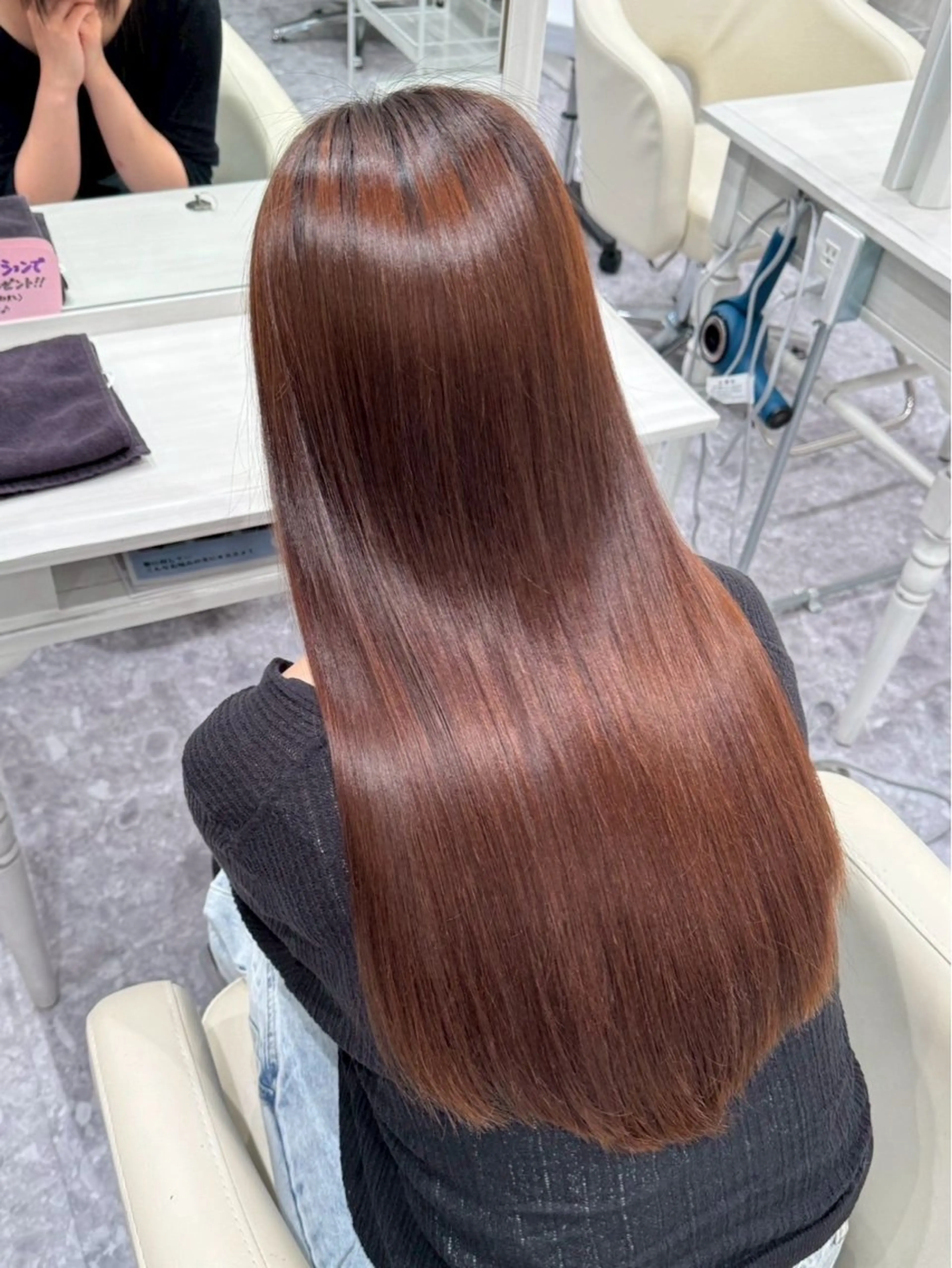 〈モデル様限定🩶9/1〉ワンカラー+整えカット+髪質改善トリートメント✨　⚠️補足説明のご確認をお願いいたします⚠️の写真