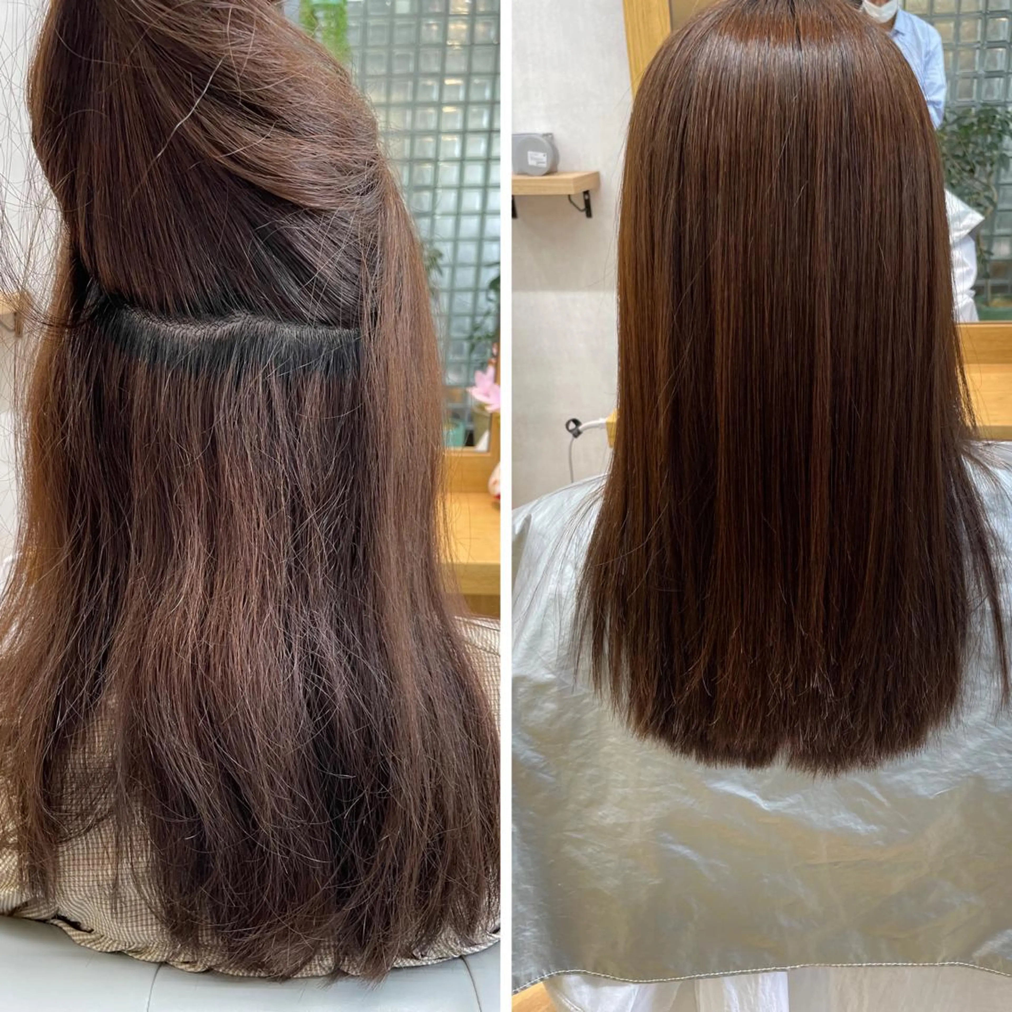 セミロング カラー パーマ 縮毛矯正 トリートメント youres hair はなれ店所属・最高峰🌈髪質改善 縮毛矯正💖後藤のヘアスタイル