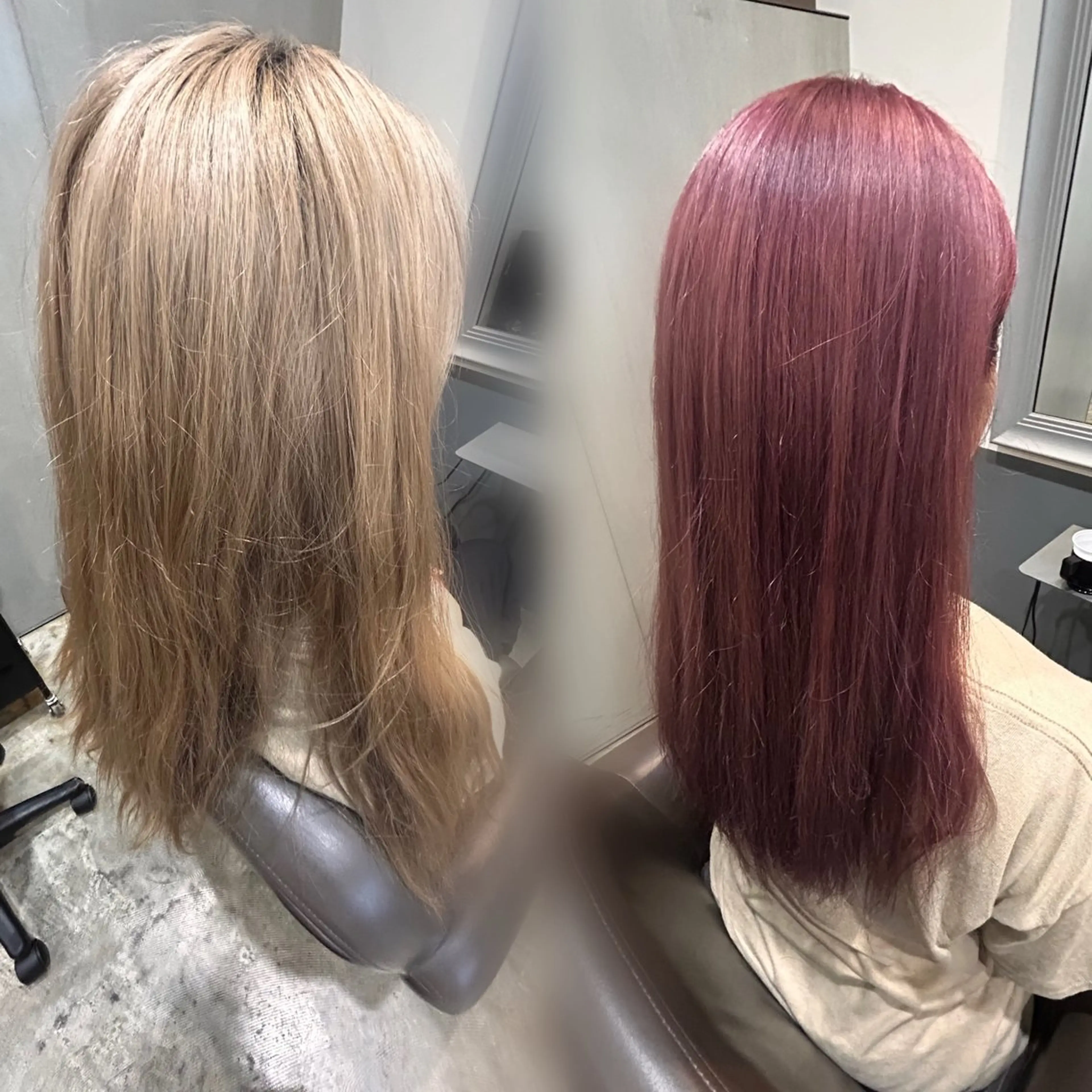 セミロング カラー ヘアカラー Rapport 千聖のヘアスタイル
