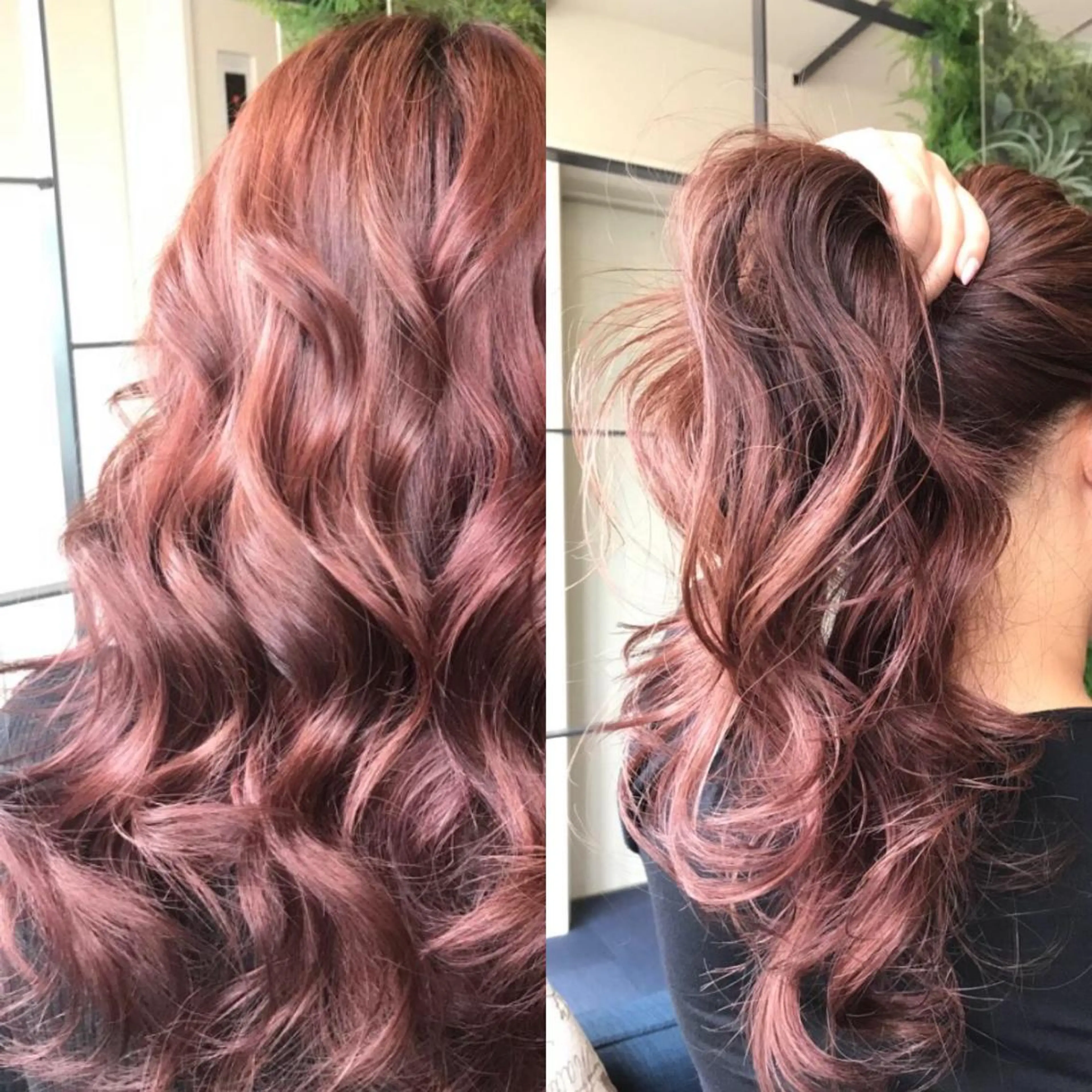 ロング カラー ヘアカラー Hanna by W_SALONのヘアスタイル