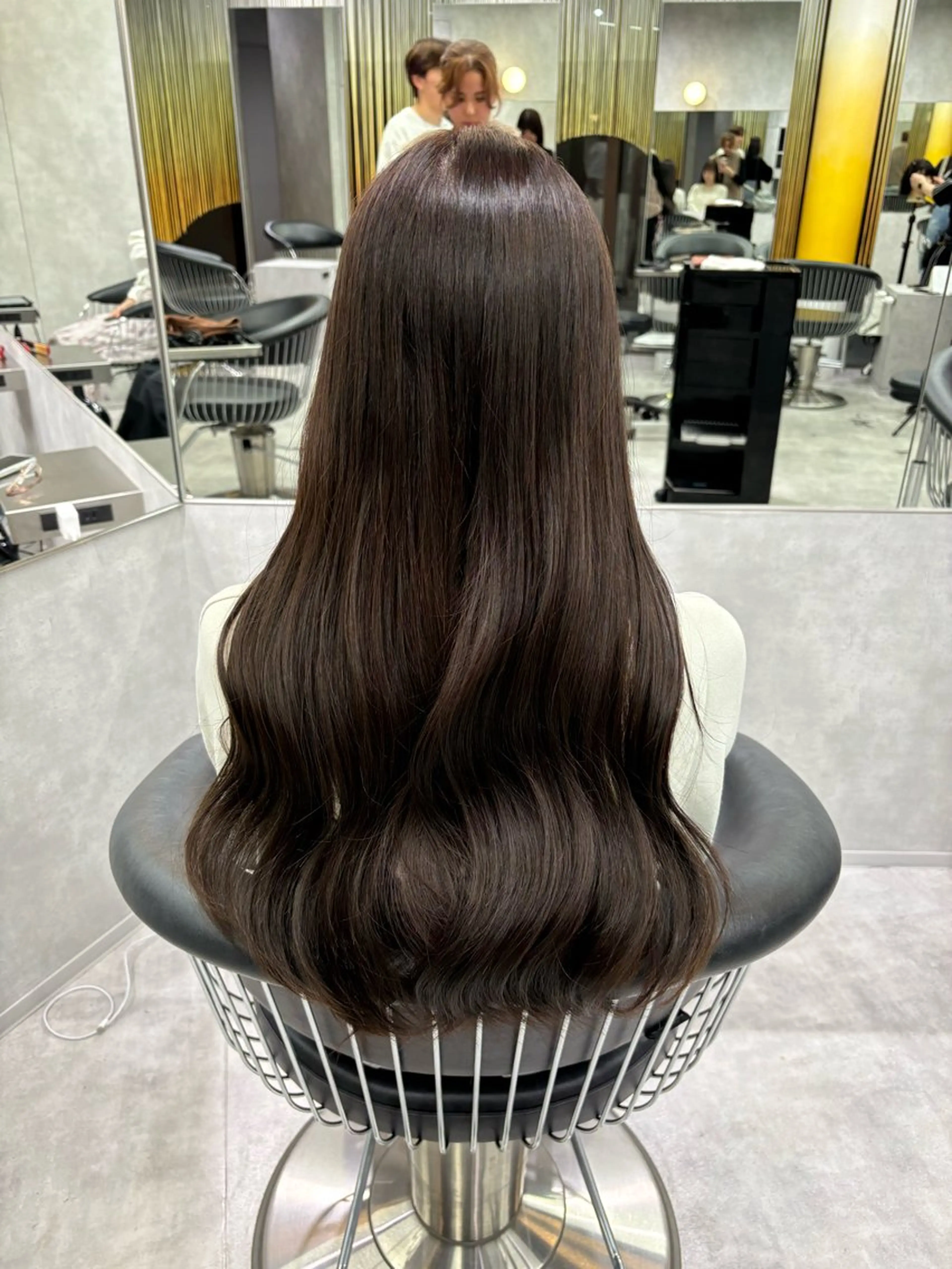 ロング カラー ヘアカラー トリートメント 🌷ボブ/ハイライト /tomomi🌷のヘアスタイル