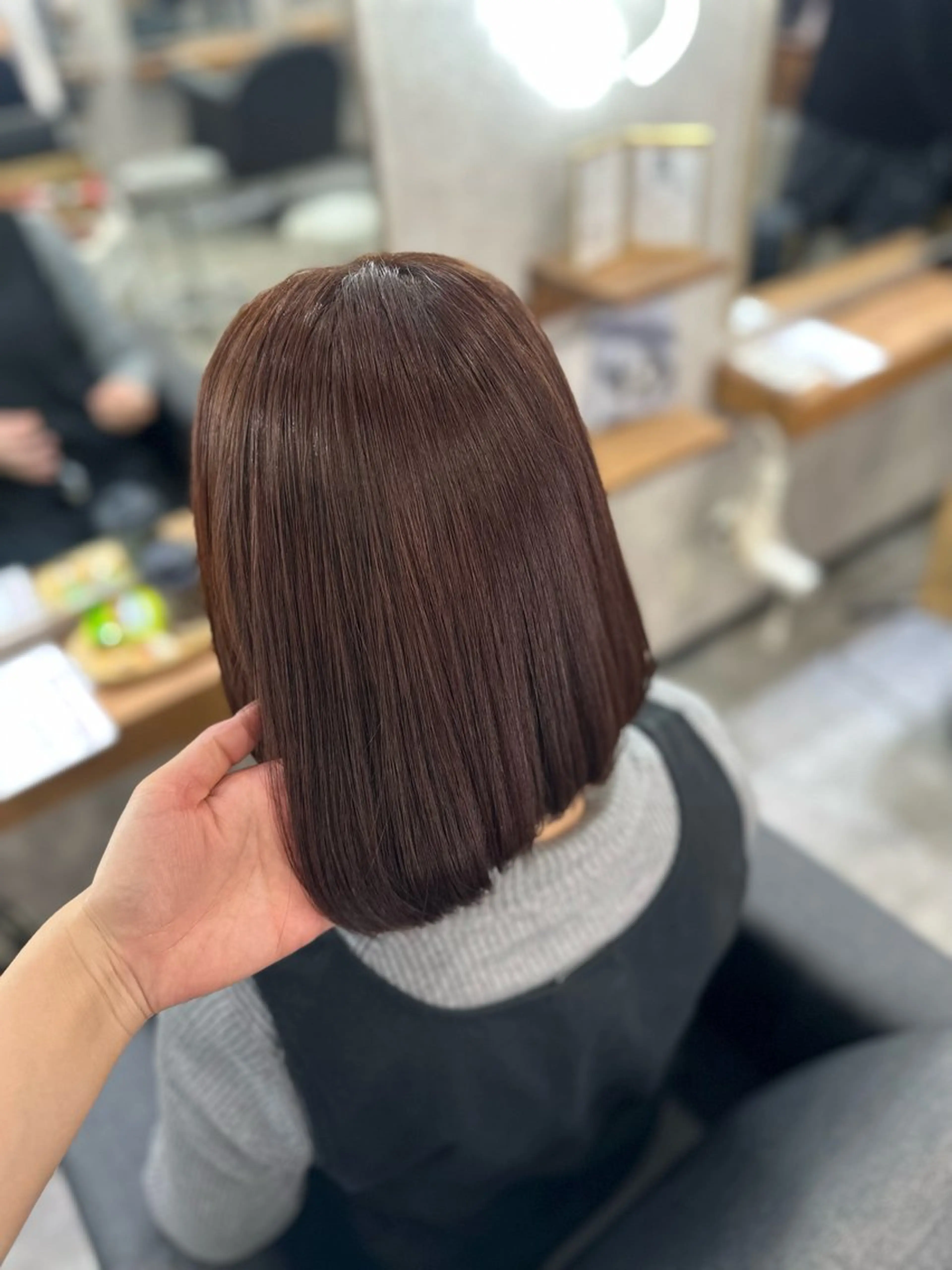 ショート ヘアカラー トリートメント MOURI CHISATOのヘアスタイル