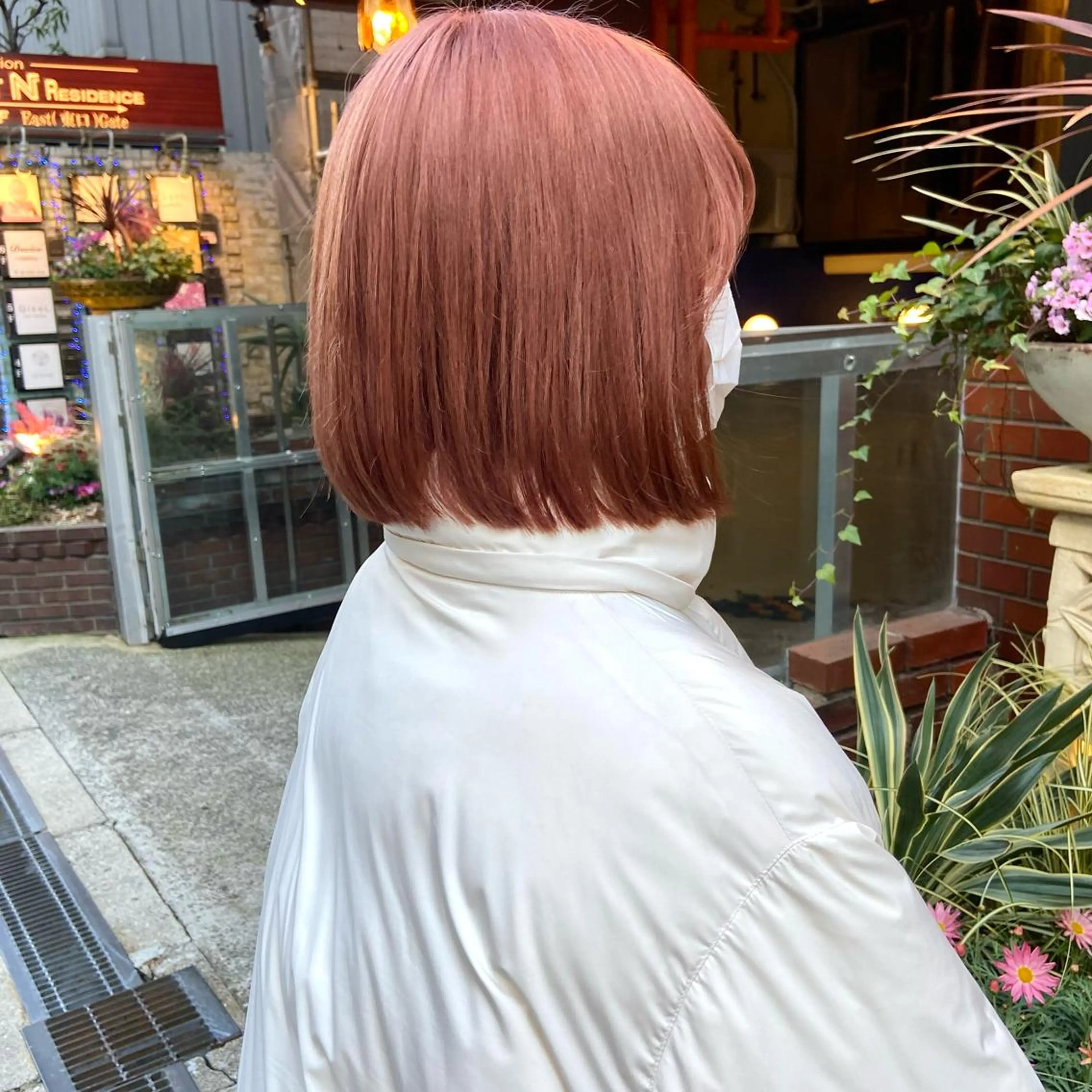 ショート カラー ベージュカラー ブリーチ ケアブリーチ 透明感カラー ダブルカラー mai 🥀 パーマモデル募集🌀のヘアスタイル