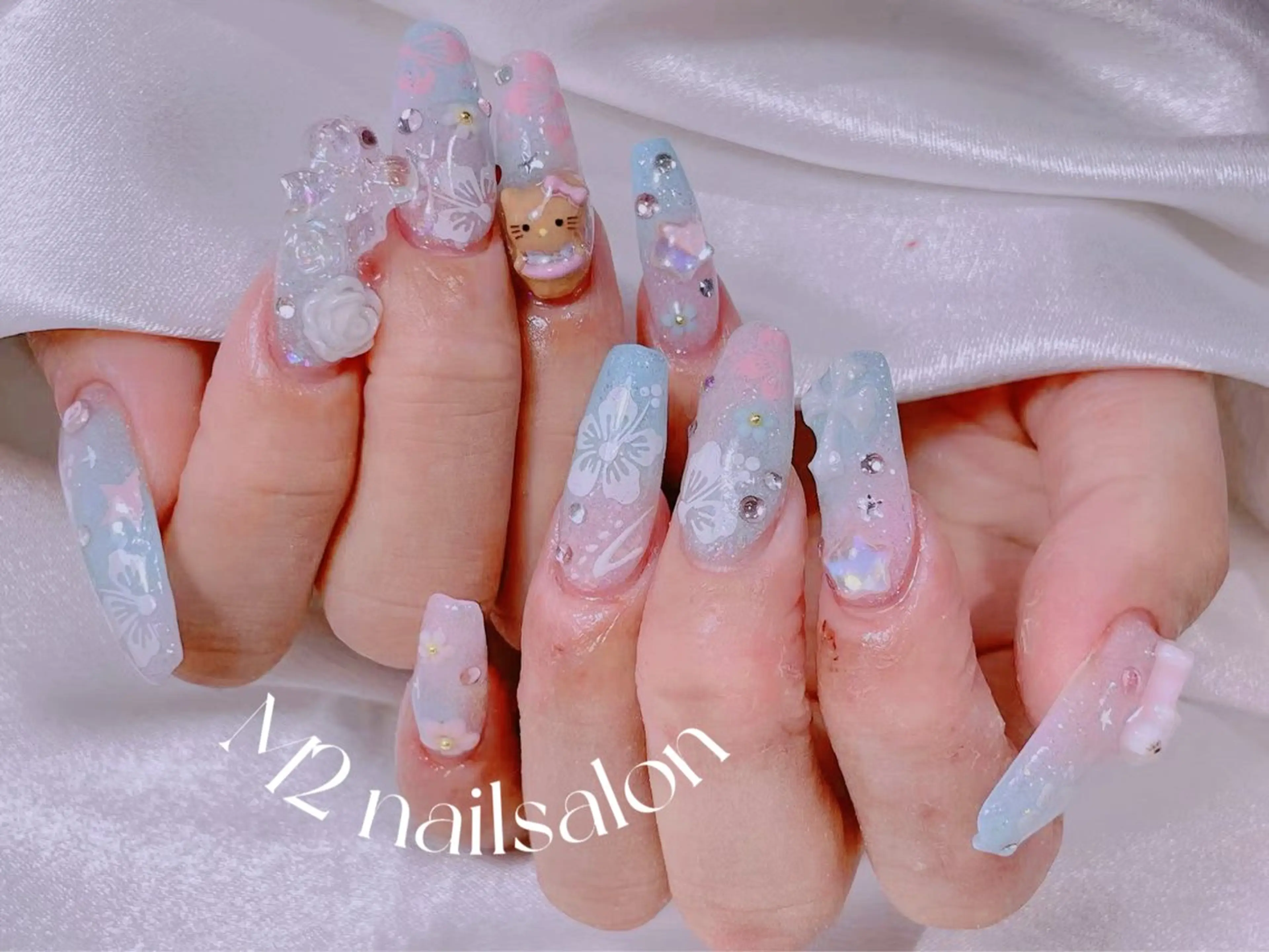 ネイル ハンドネイル 長さだし専門店 M2　rikaのネイルデザイン