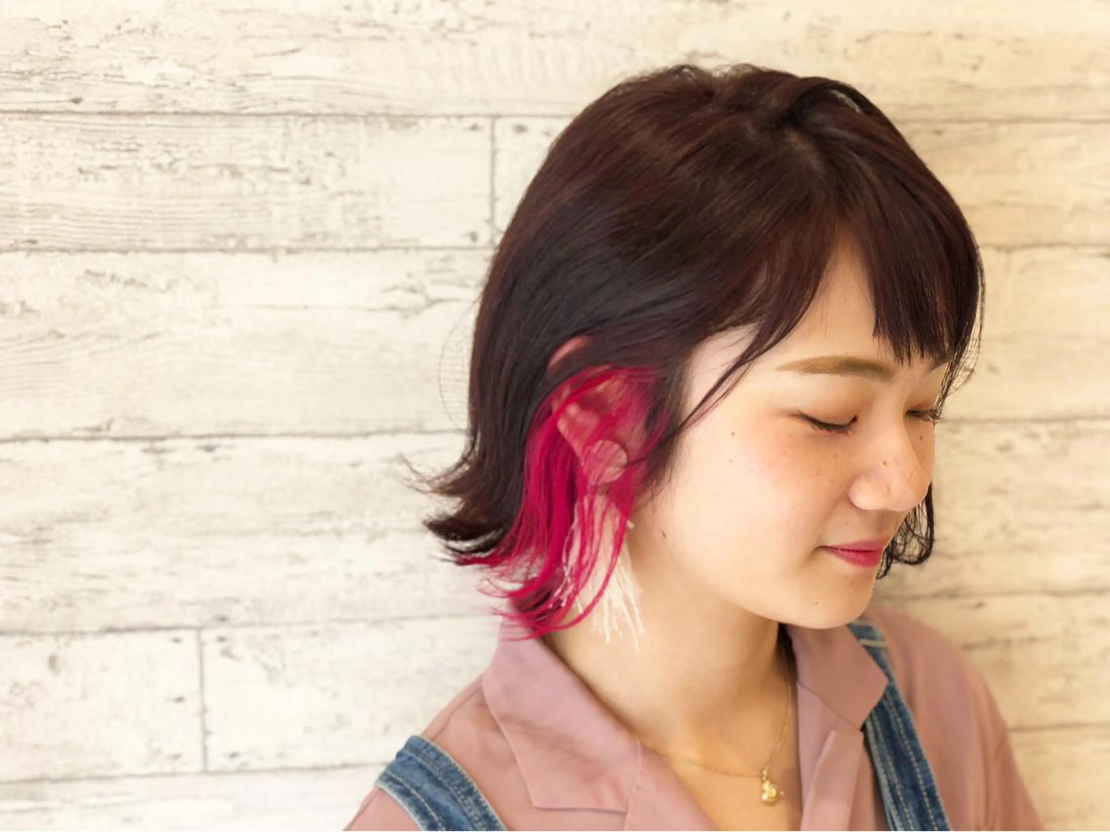 ミディアム カラー カット ヘアカラー トリートメント ヘッドスパ ☆ハイトーン口コミ◎ WiLL/京橋のヘアスタイル