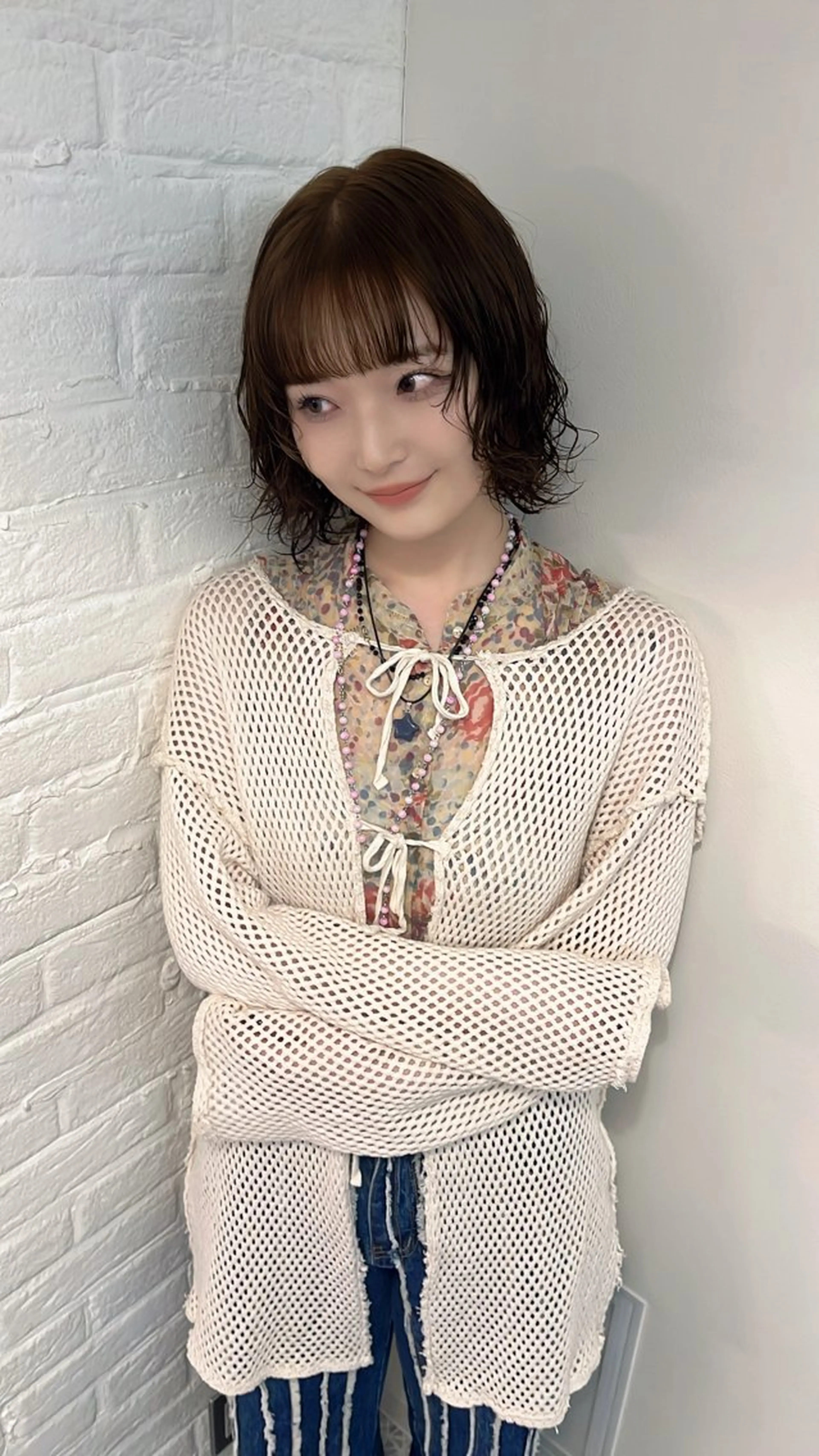 ショート カラー ROVER所属・美咲🤎 /艶カラー /ハイライトカラーのヘアスタイル